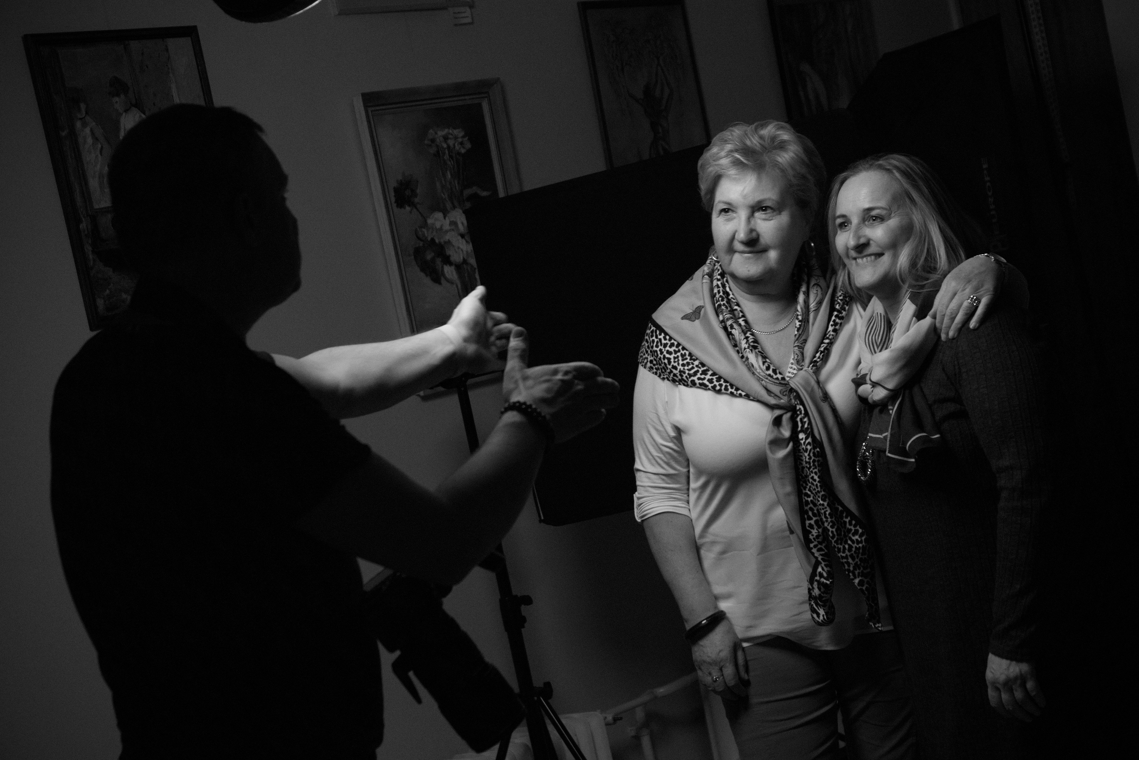Divadelní fotograf Marek Malůšek při focení vizuálu pro Městské divadlo Zlín