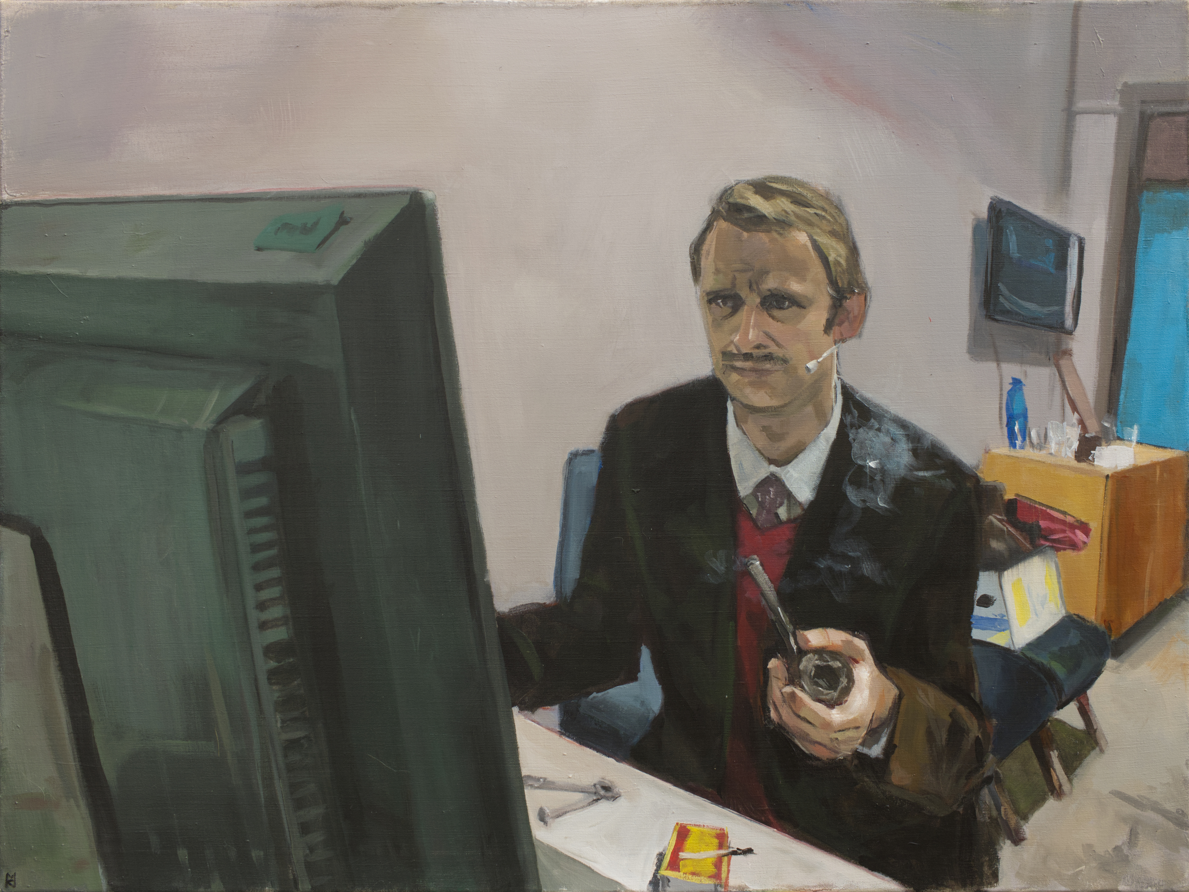 Zdeněk, akryl na plátně, 90 × 120 cm