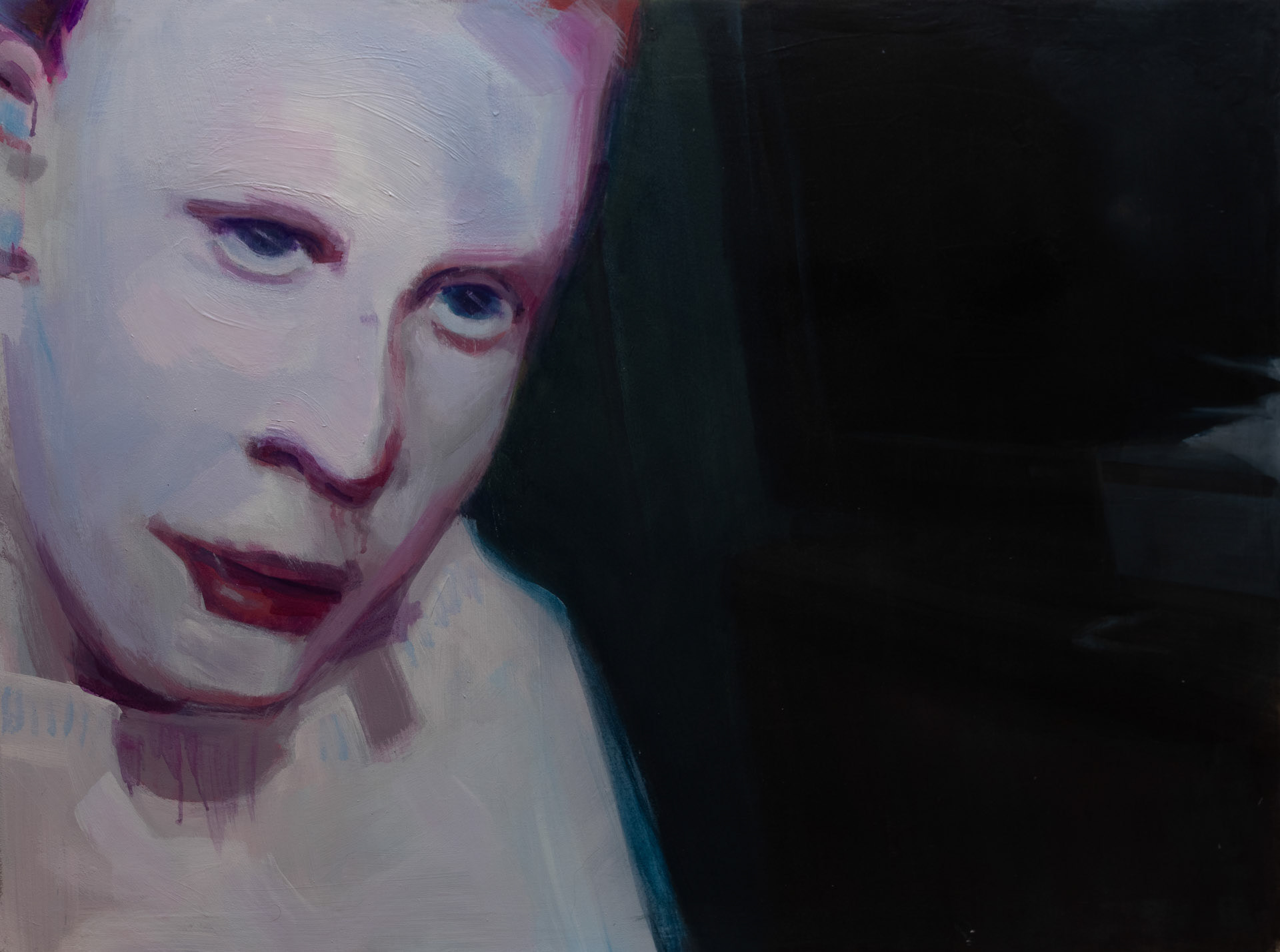 The Future So Bright, You Gotta Wear Shades, akryl na plátně, 75 × 100 cm, 2024.