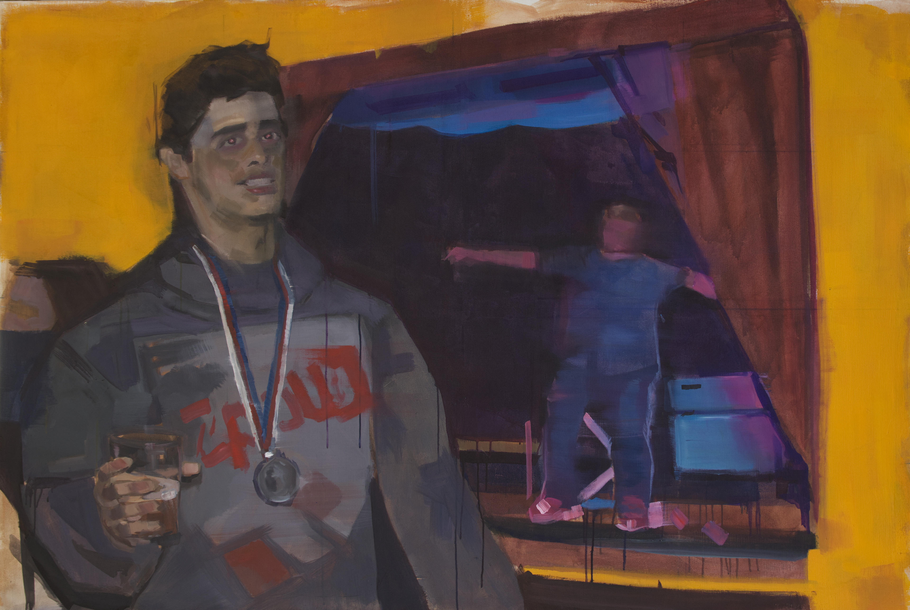 Happy Birthday! II, acrylics on canvas, 120 × 200 cm