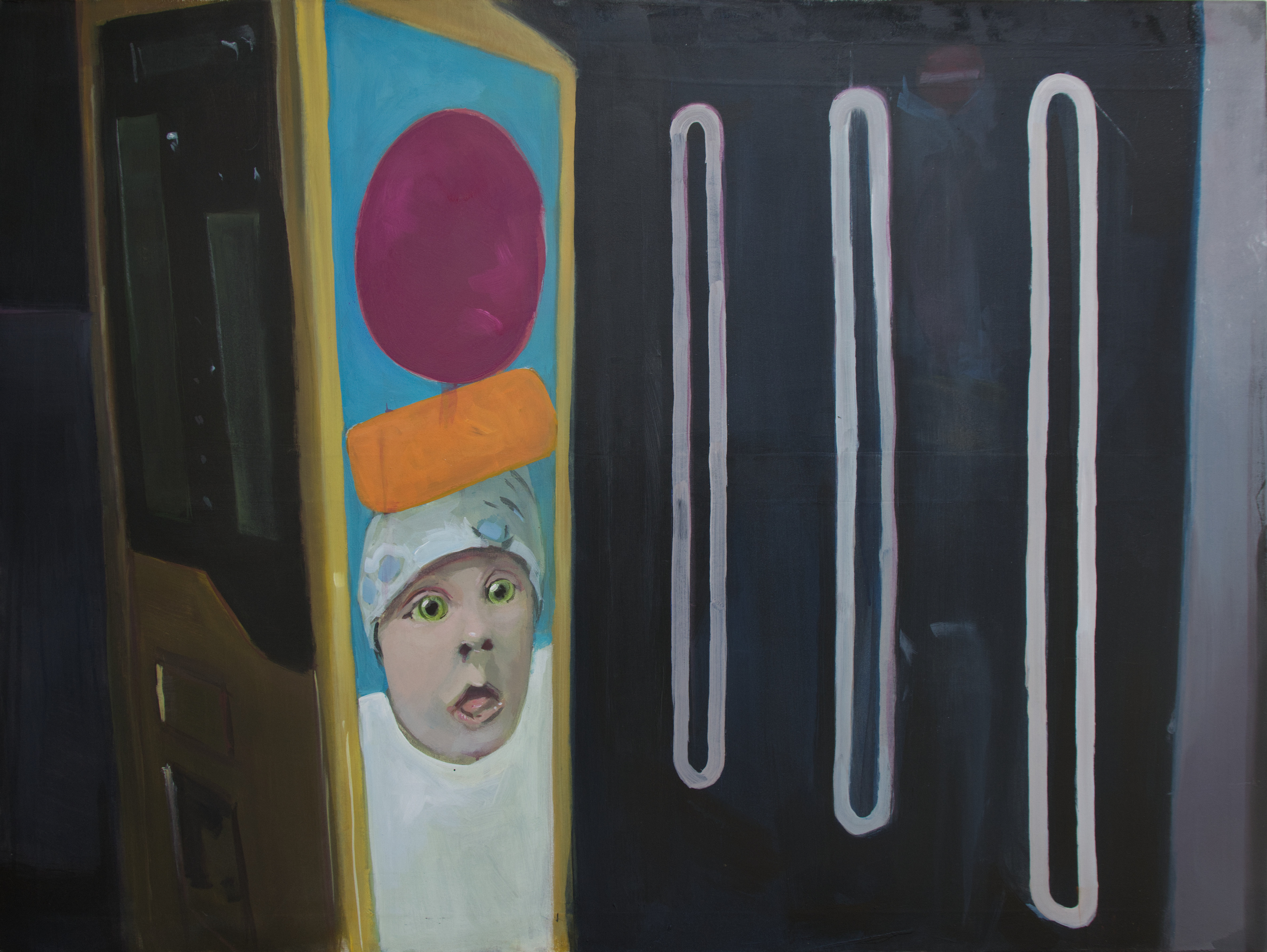 Komerční realizace I, Akryl na plátně, 90 × 120 cm, 2022
