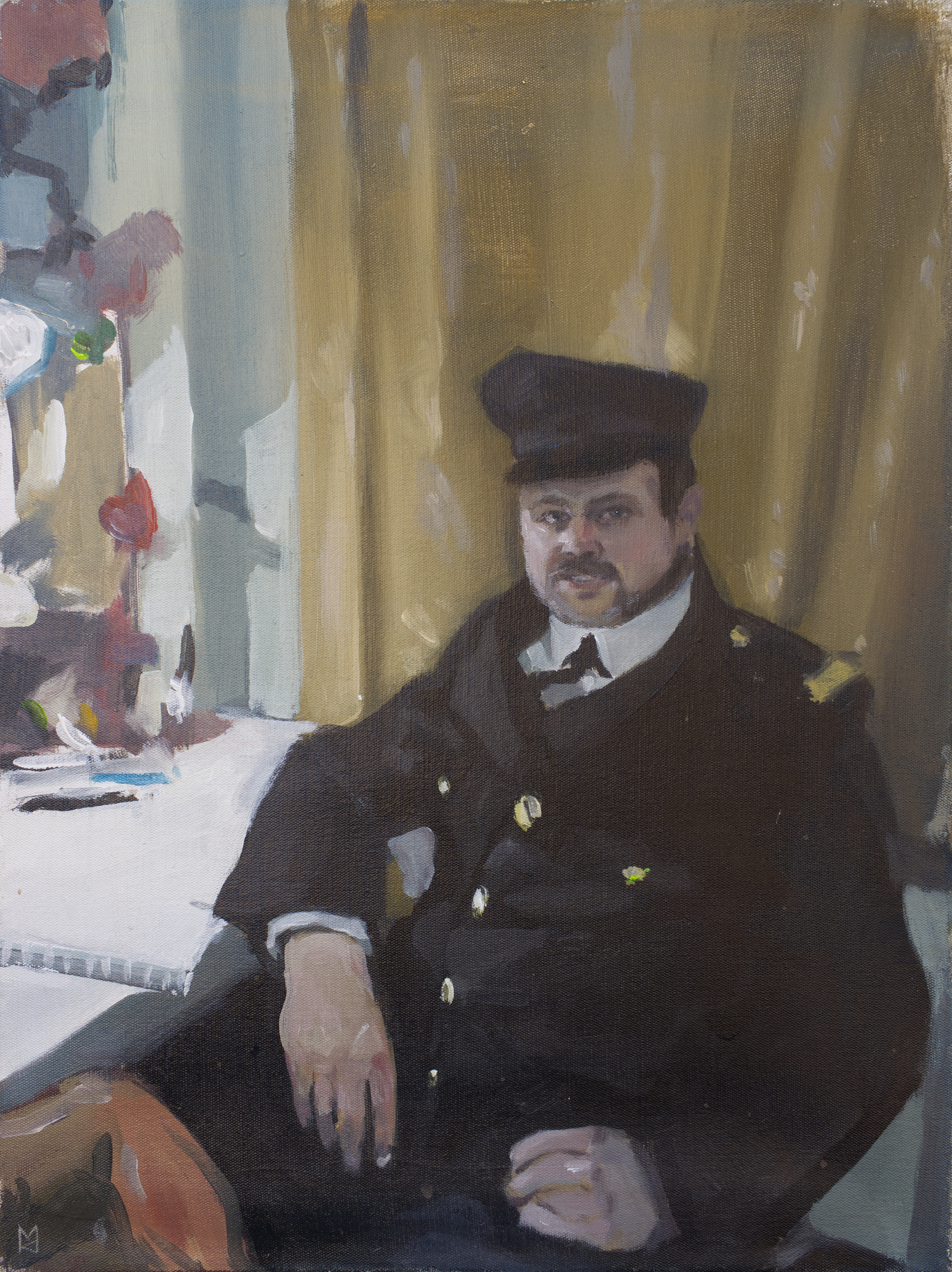 Gustav, akryl na plátně, 60 × 45 cm