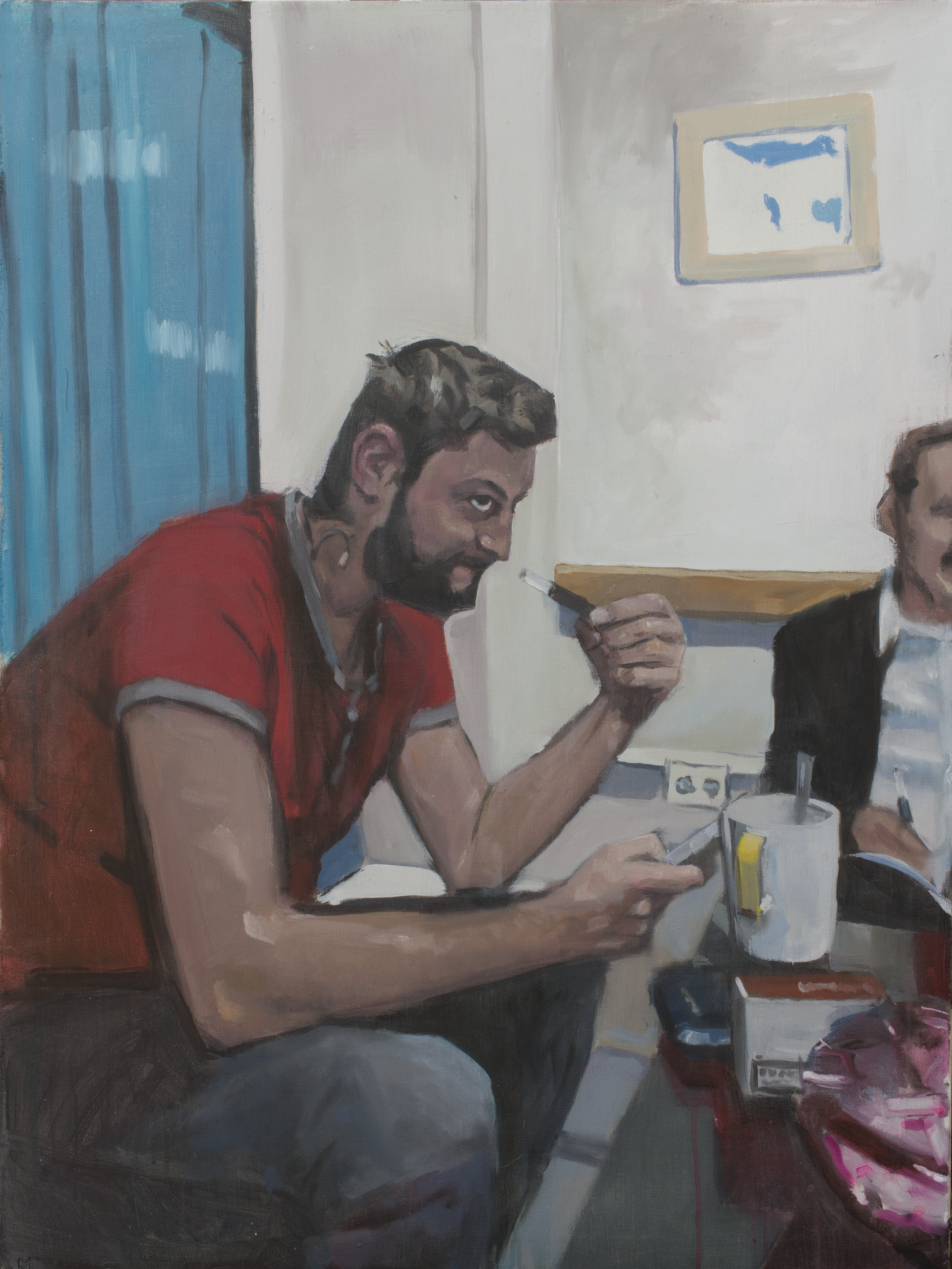 Mára, akryl na plátně, 120 × 90 cm