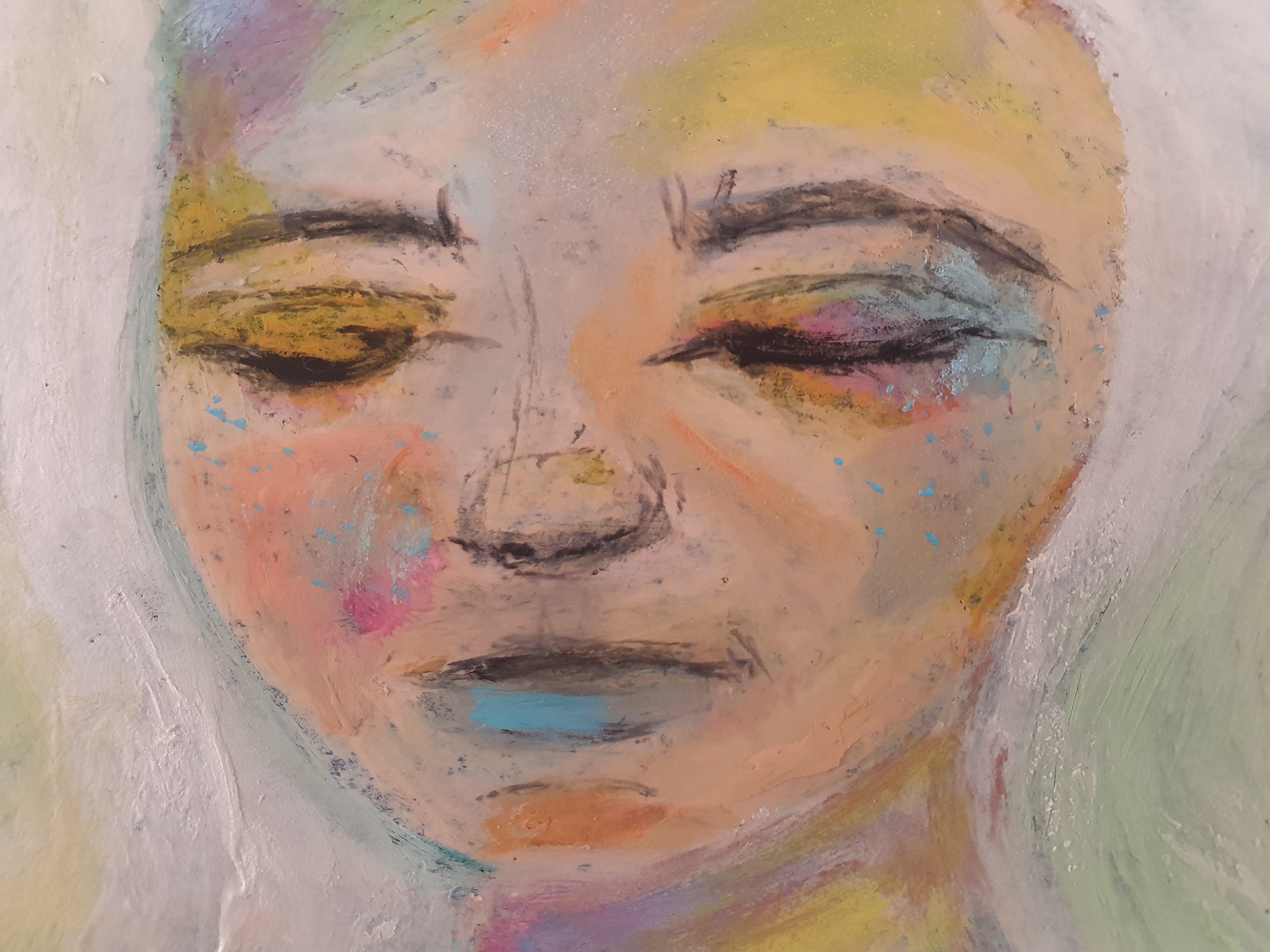 oil pastel exploration