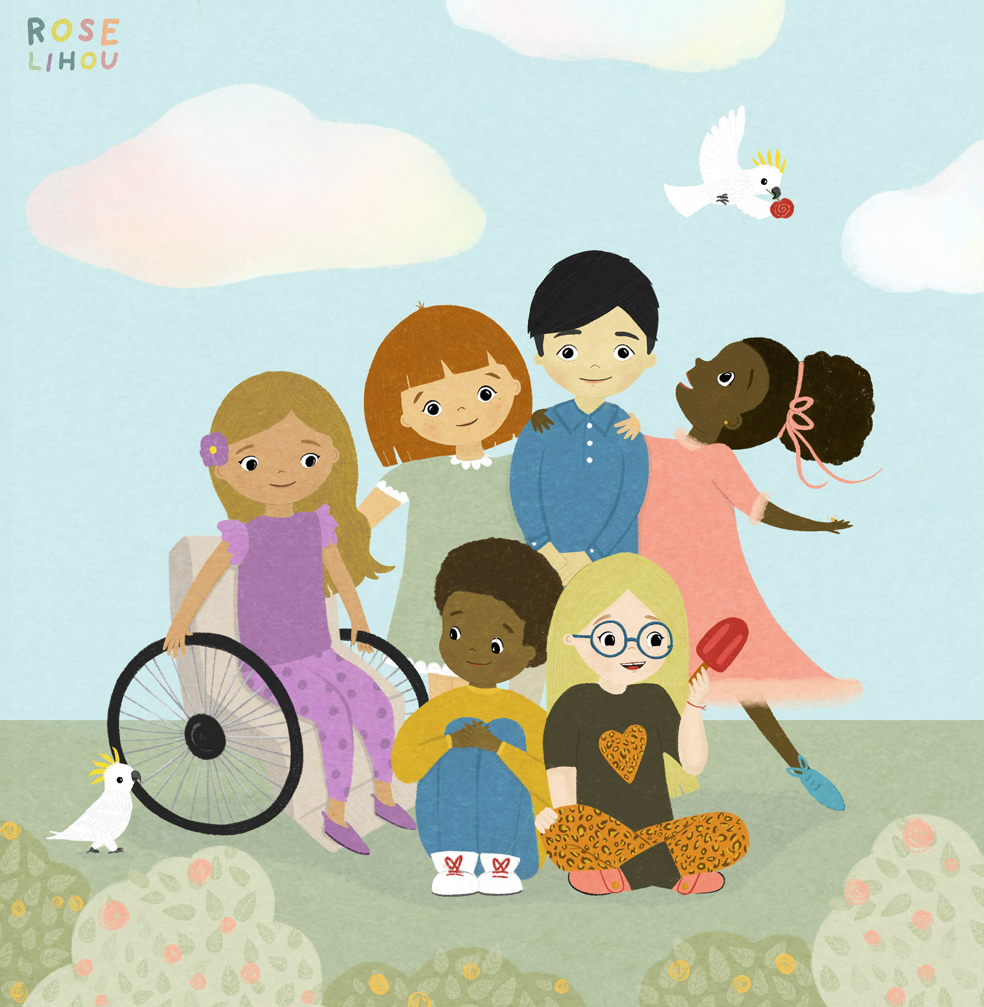 Happy children portrait