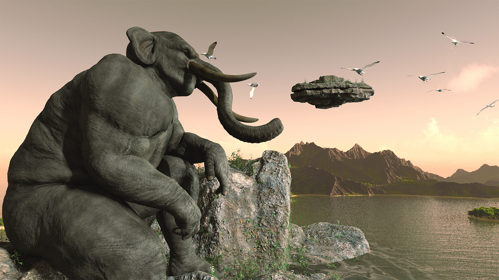 Elephant Man Side view