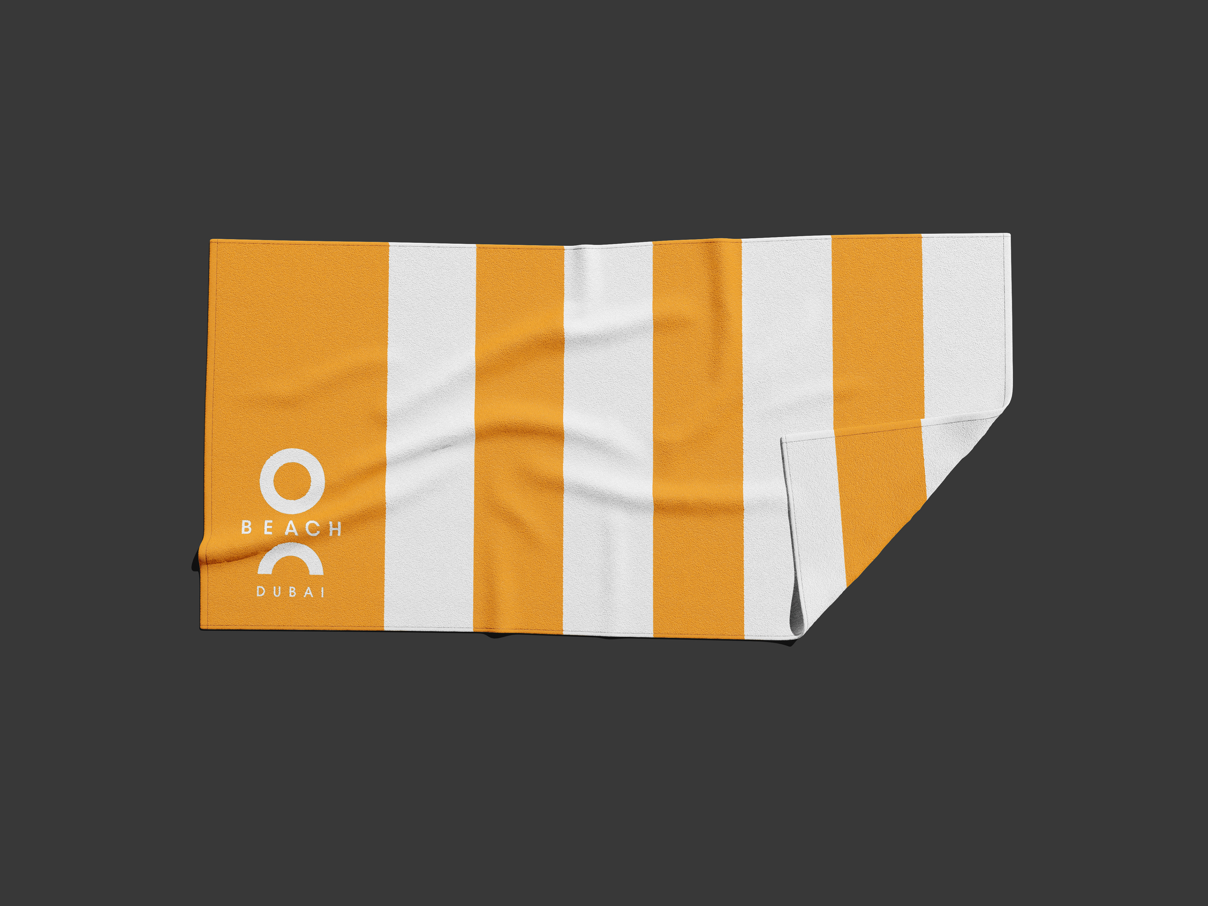 O Beach Towel Mockup