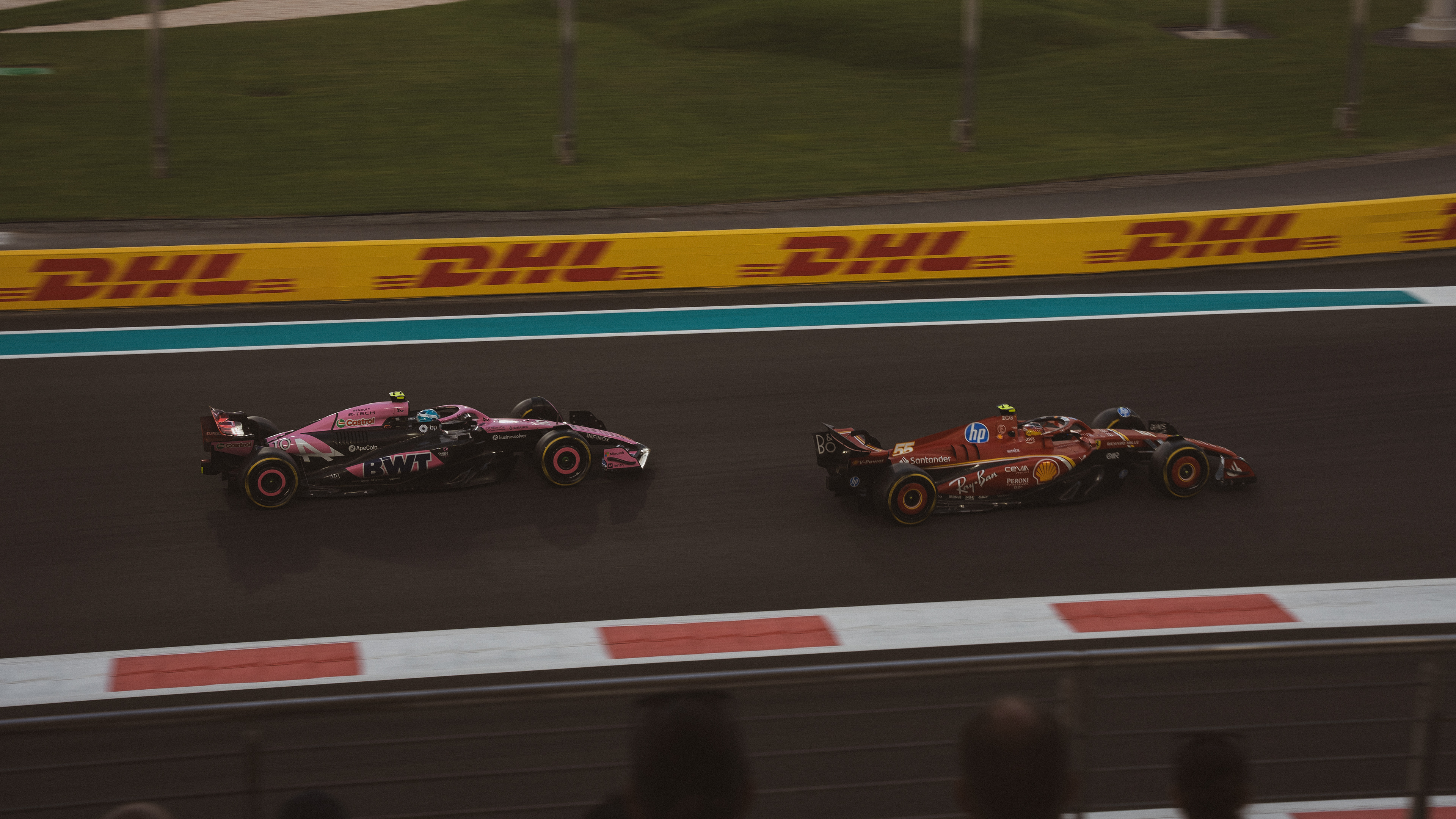F1 2024 Abu Dhabi Pierre Gasly and Carlos Sainz