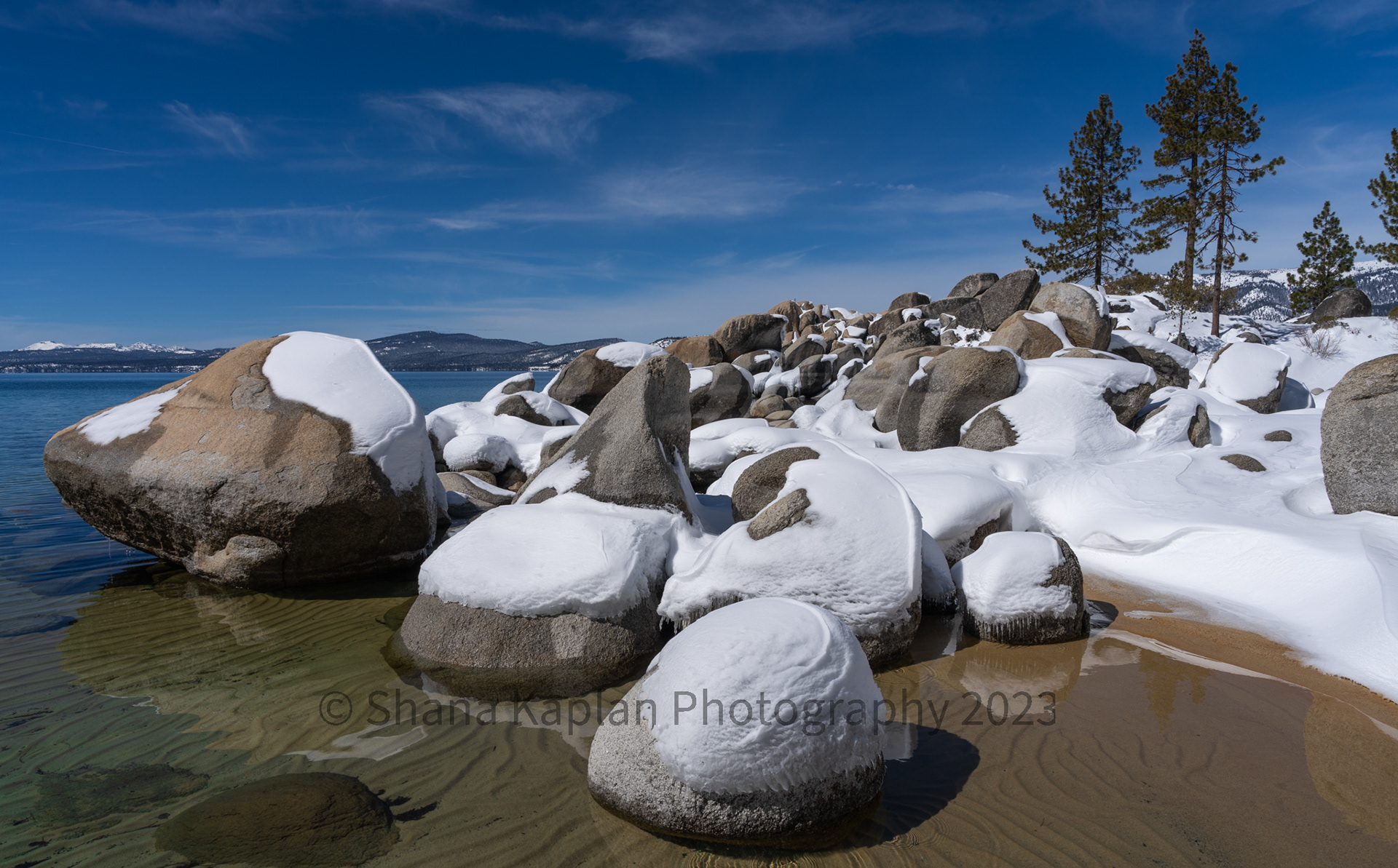 "Buried" Lake Tahoe, NV