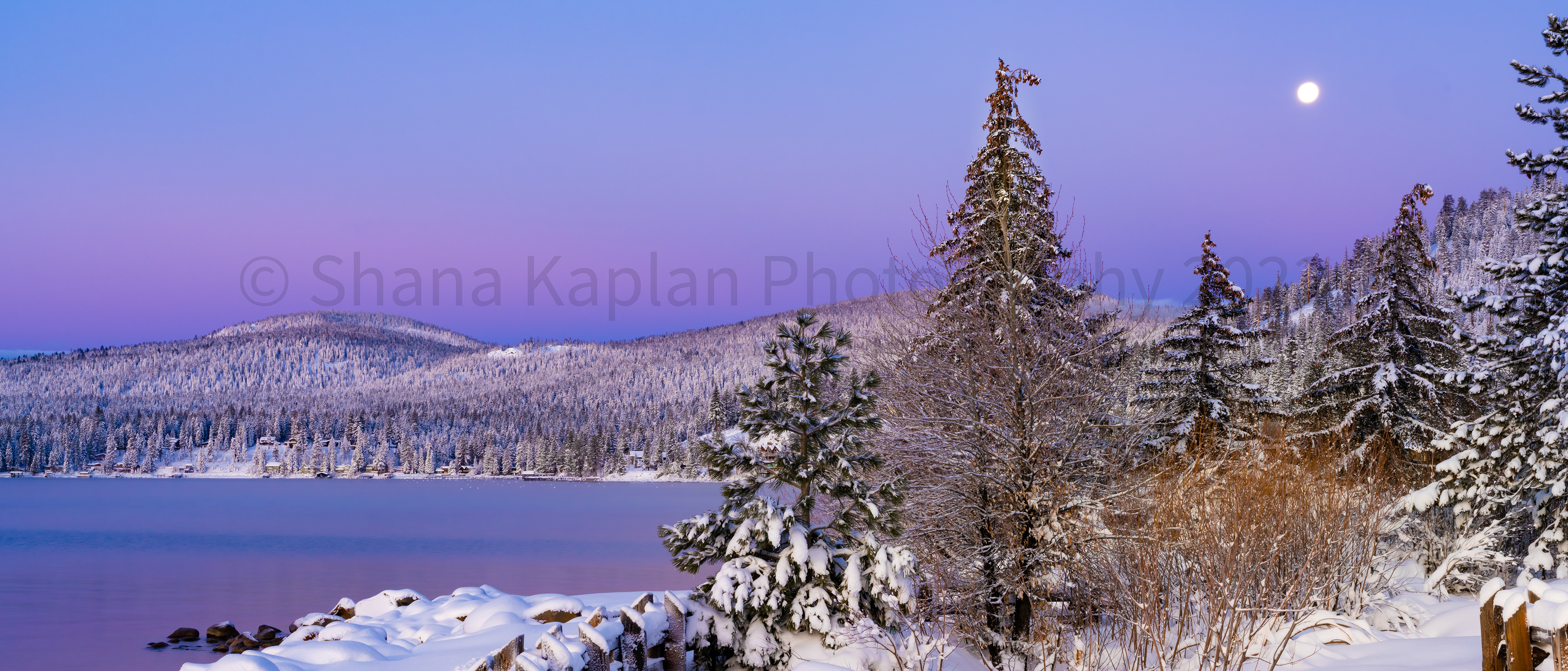 "Sunrise Moonset", North Lake Tahoe, CA