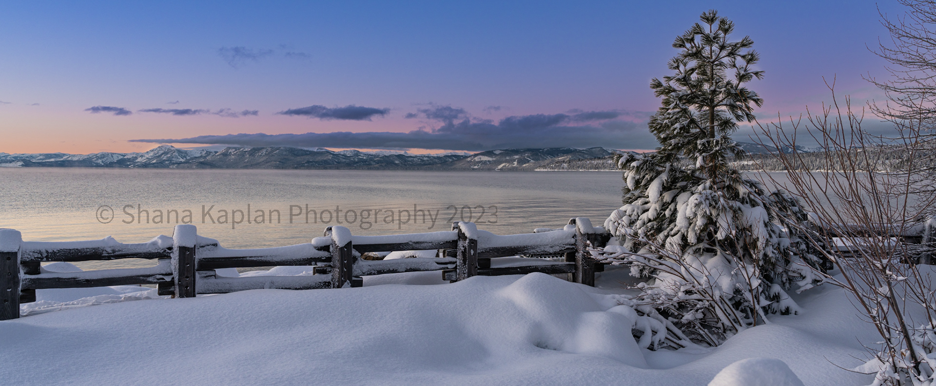 "Snowy Sunrise" Lake Tahoe, CA
