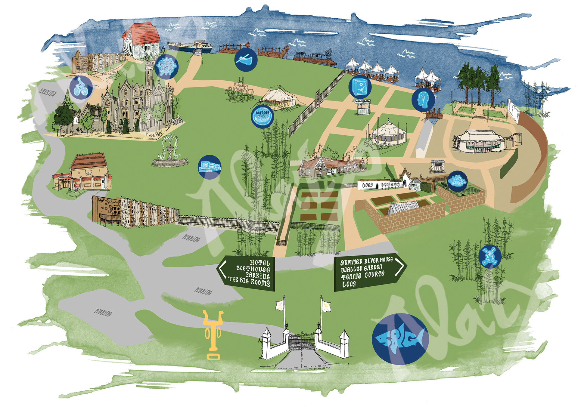 Sharky & George Event Map - UK