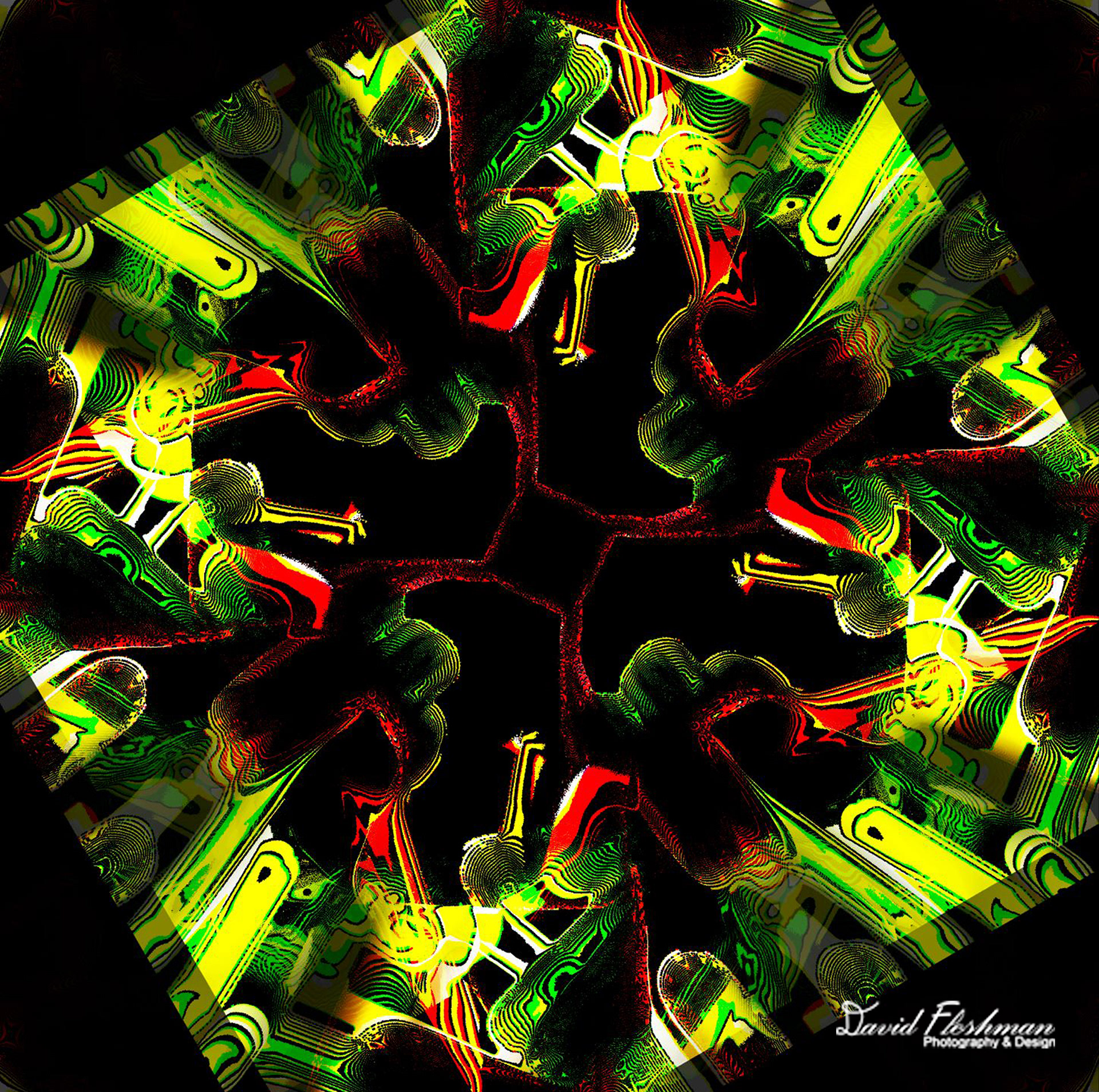 Amazing Kaleidoscope Digital Media 20" x 16"