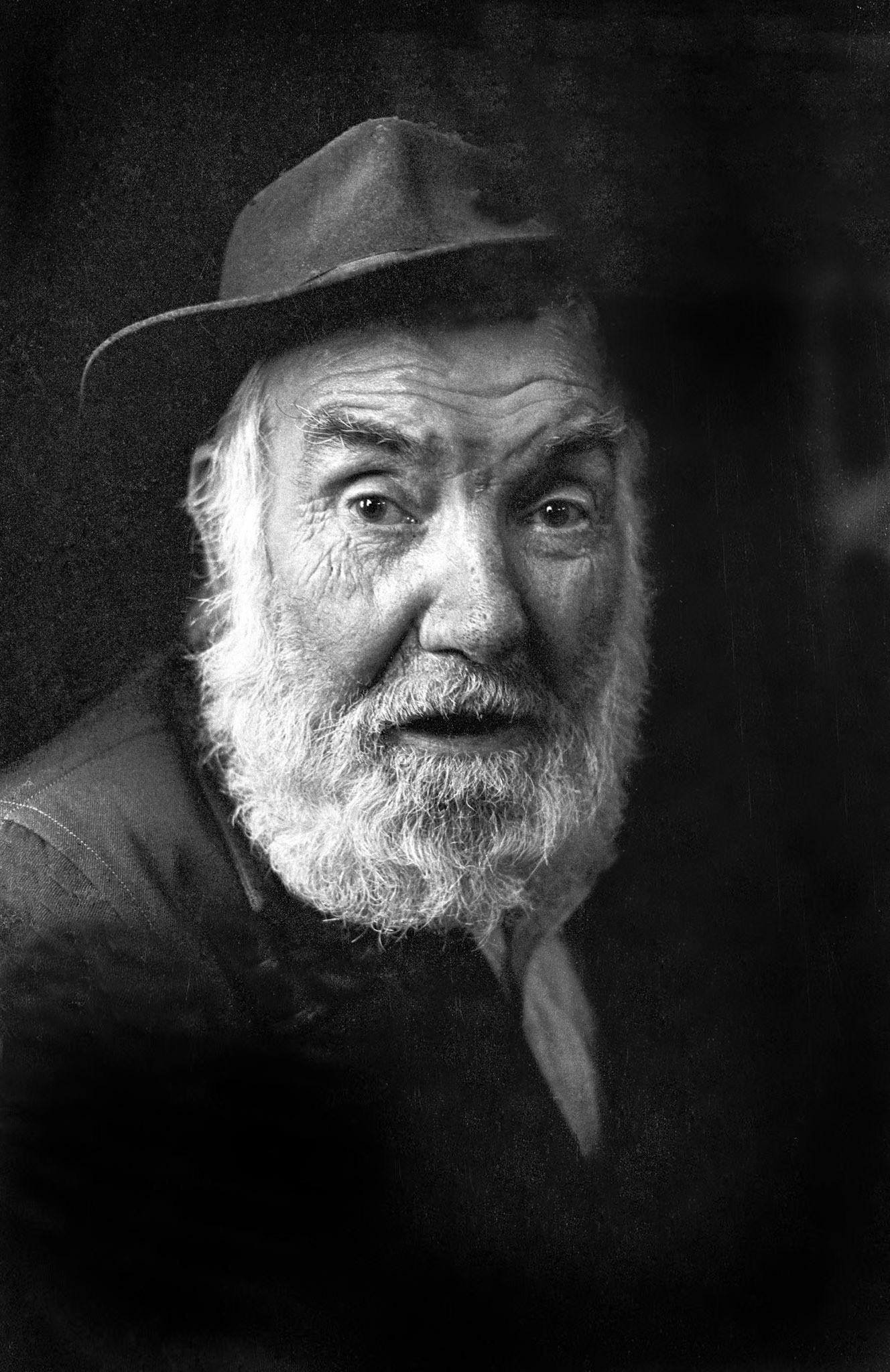 Old man Jenkins in Ye Old Express In the side light of the window this image of him reminded me of a Rembrandt