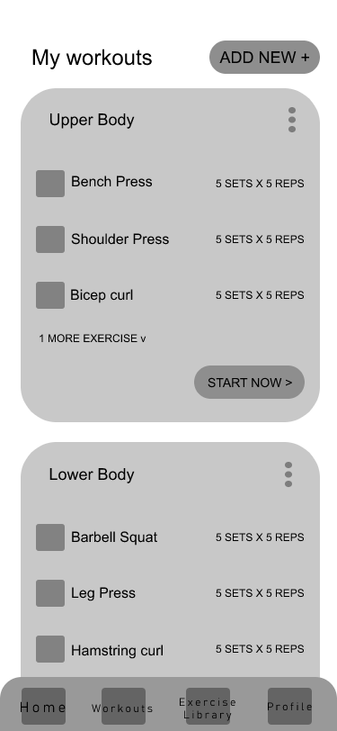Workouts