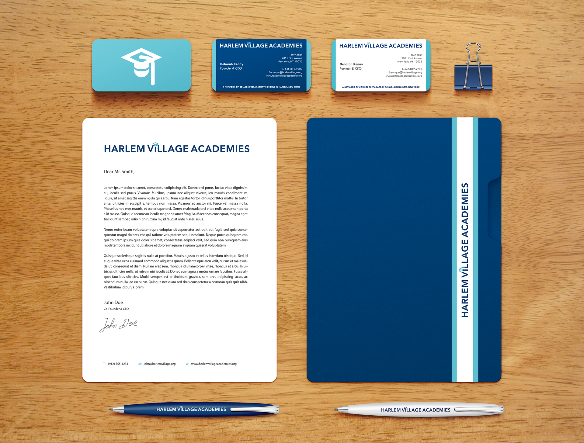 Harlem Village Academies - Stationery