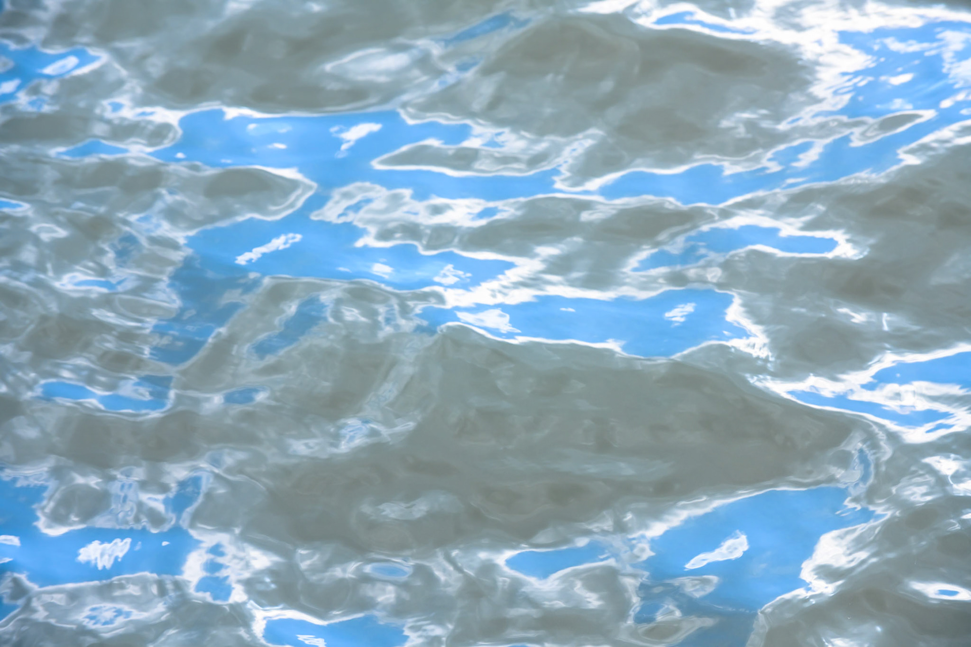 Blue sea surface