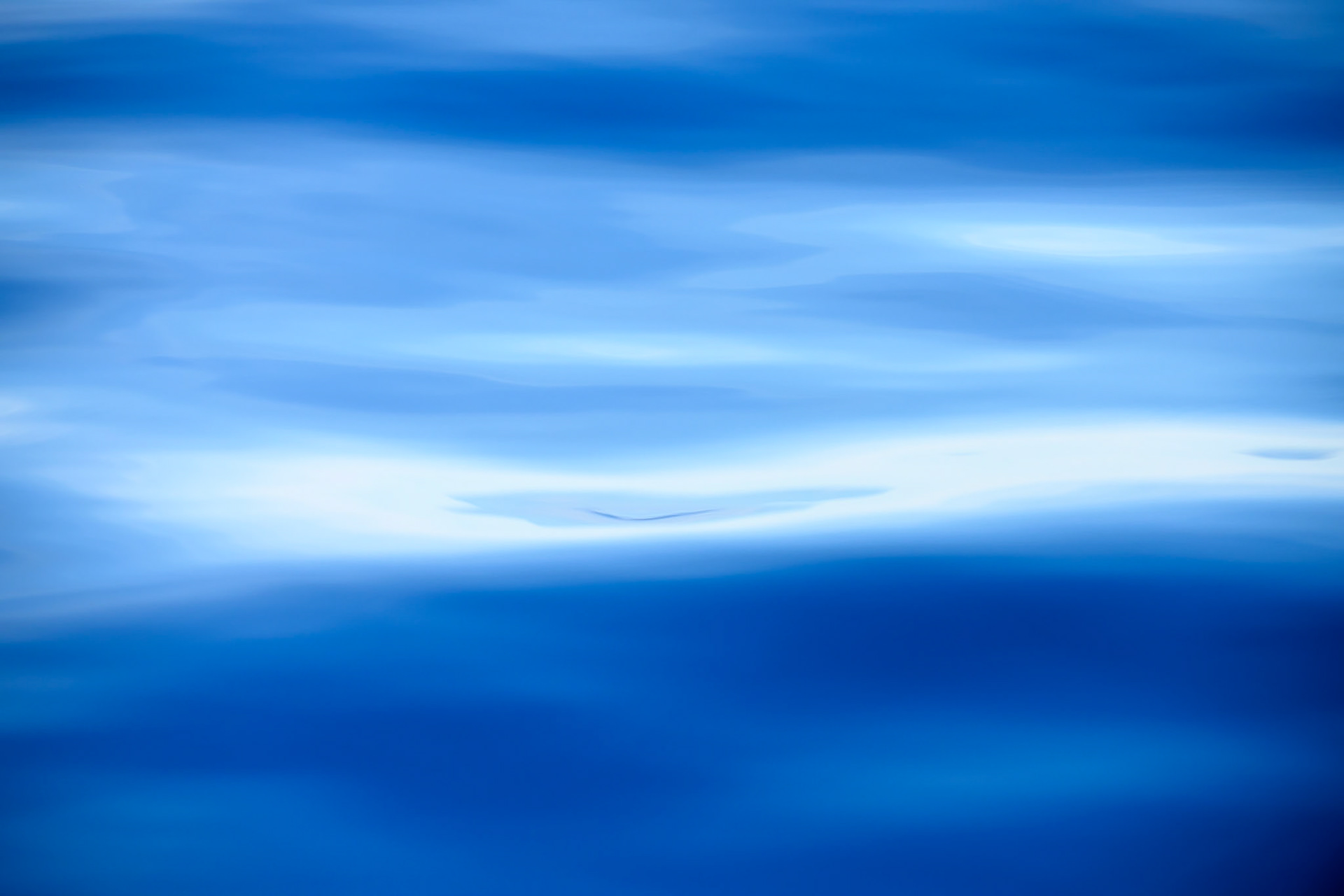 Blue sea surface
