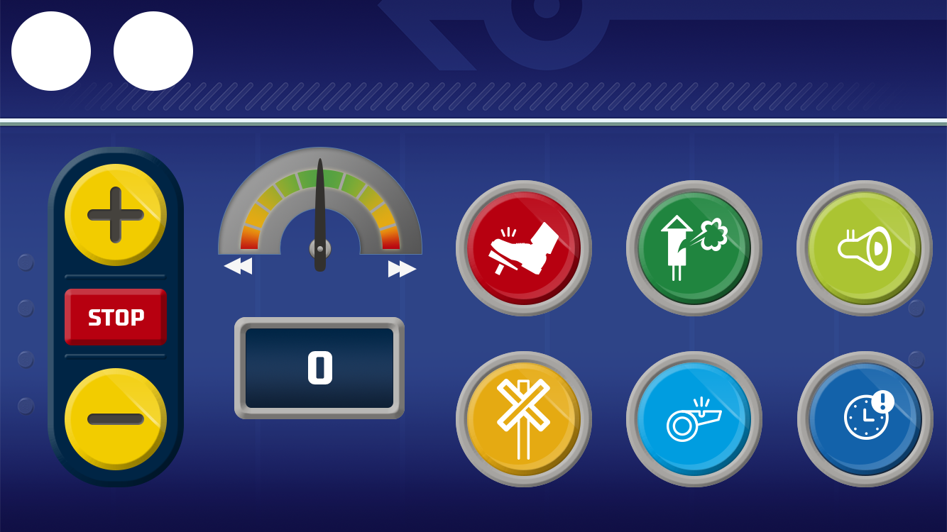 UI built based on template for LEGO City Passenger Train 60197