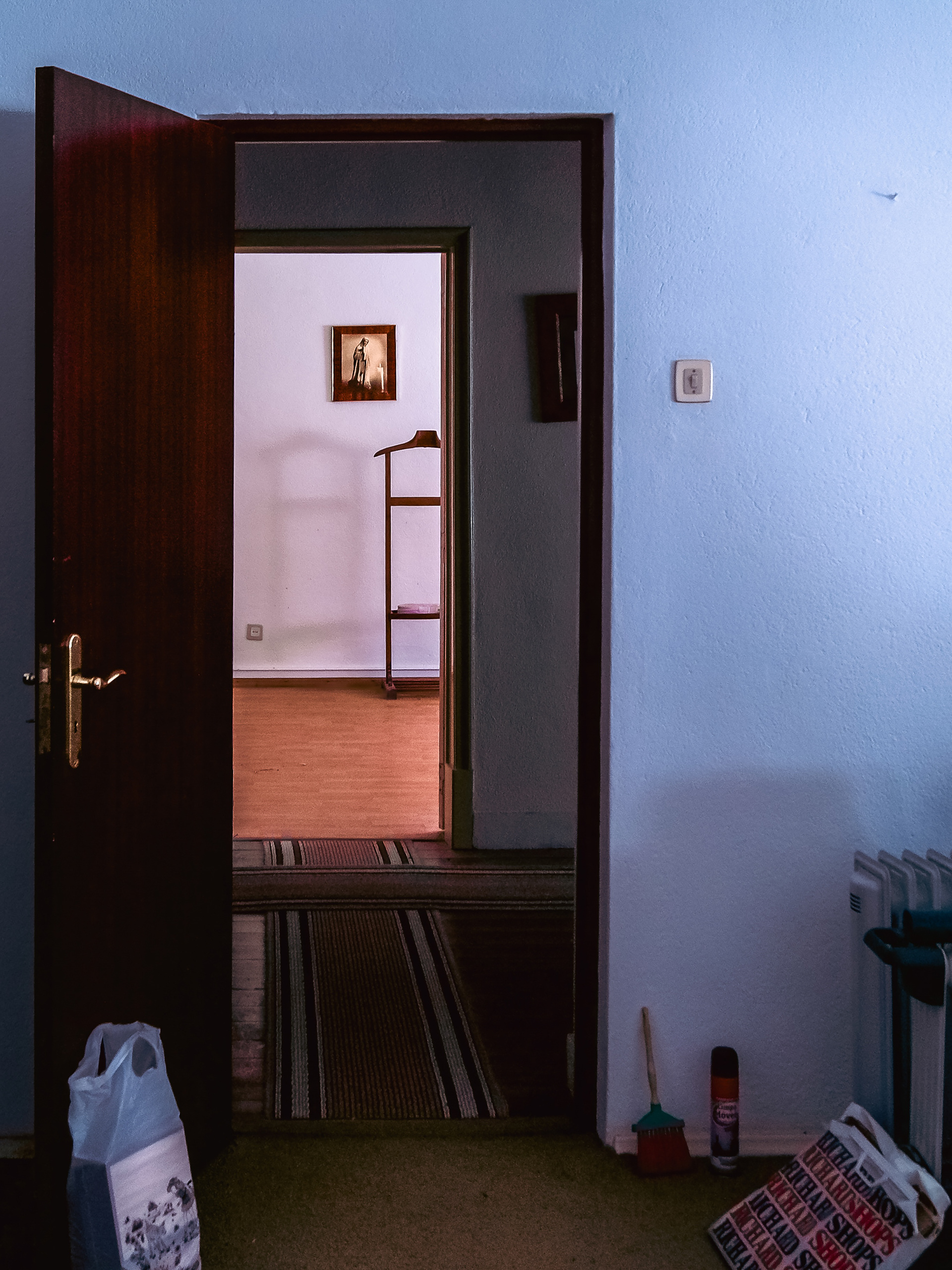 the Novikov scene counter-shot (2024); 60 x 45 cm