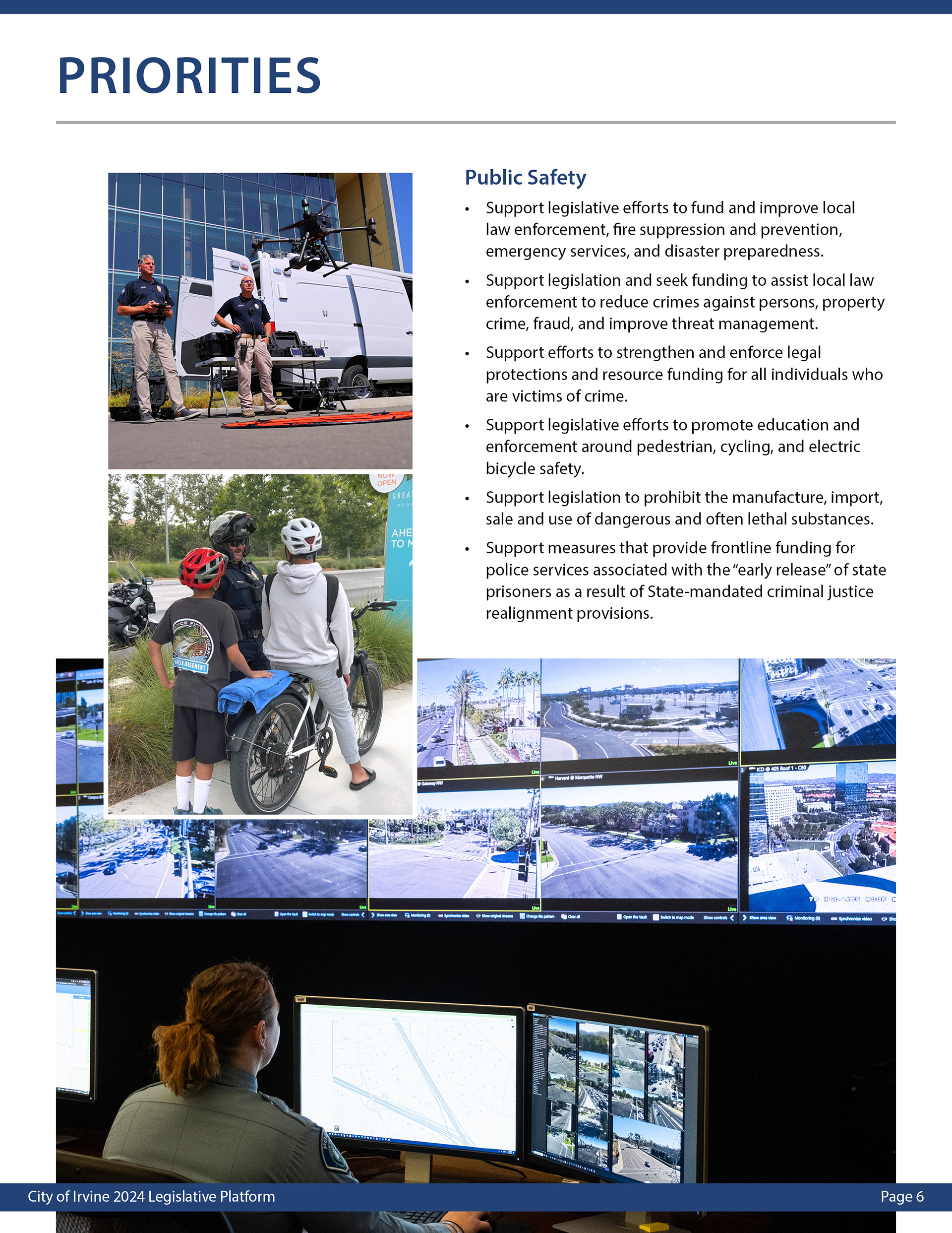 Irvine Legislative Platform Book (Pg. 6)