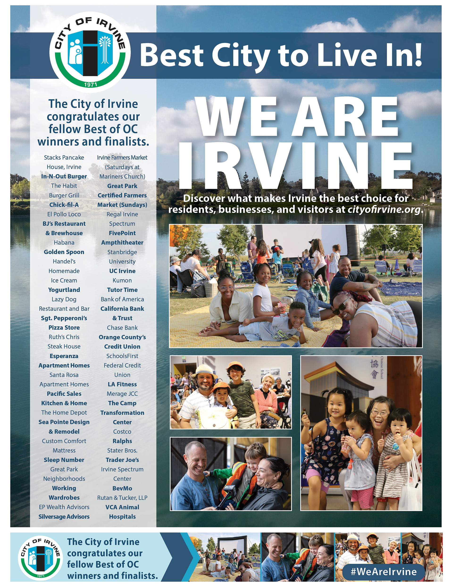 Orange County Register Best of OC — Print & Digital Ads