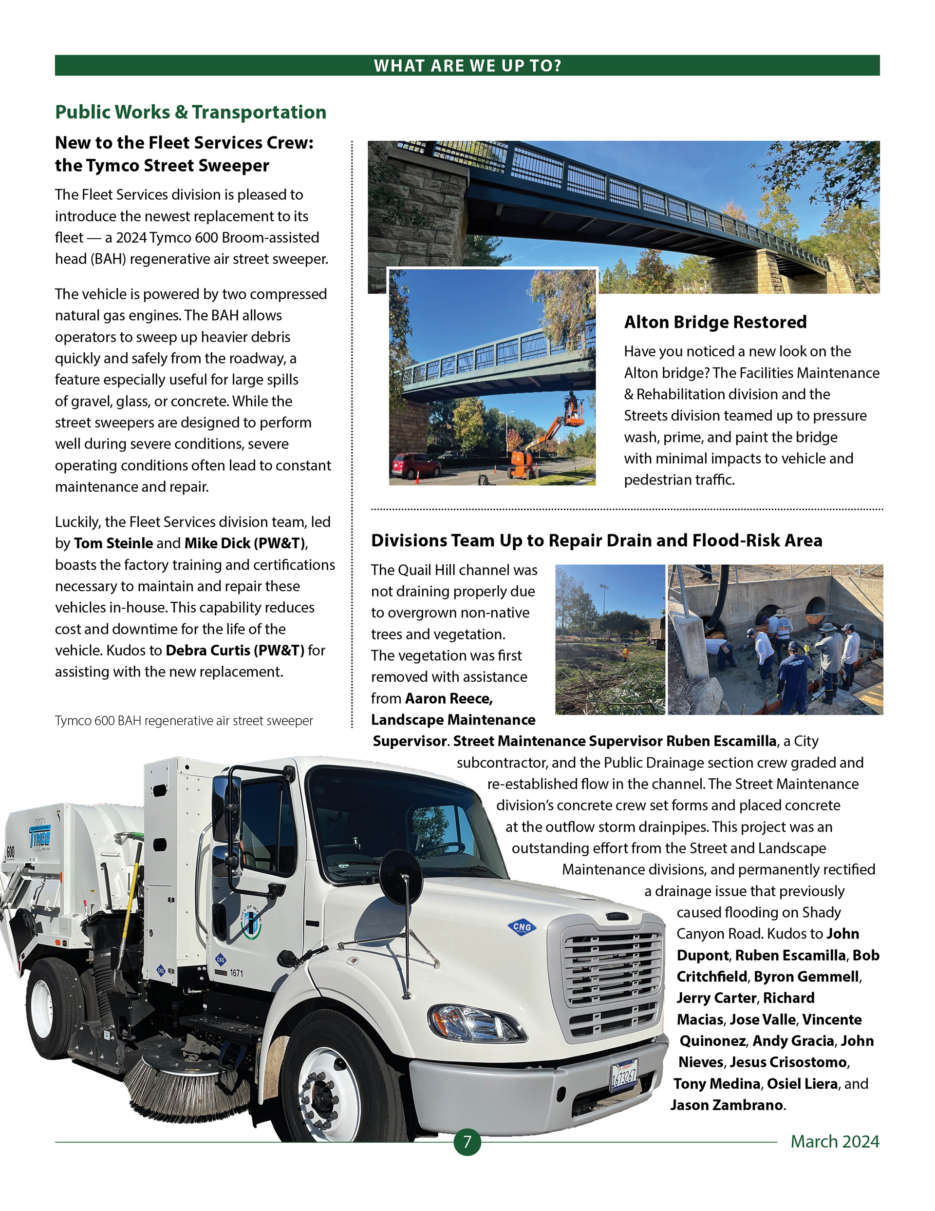 City of Irvine Monthly Employee Magazine