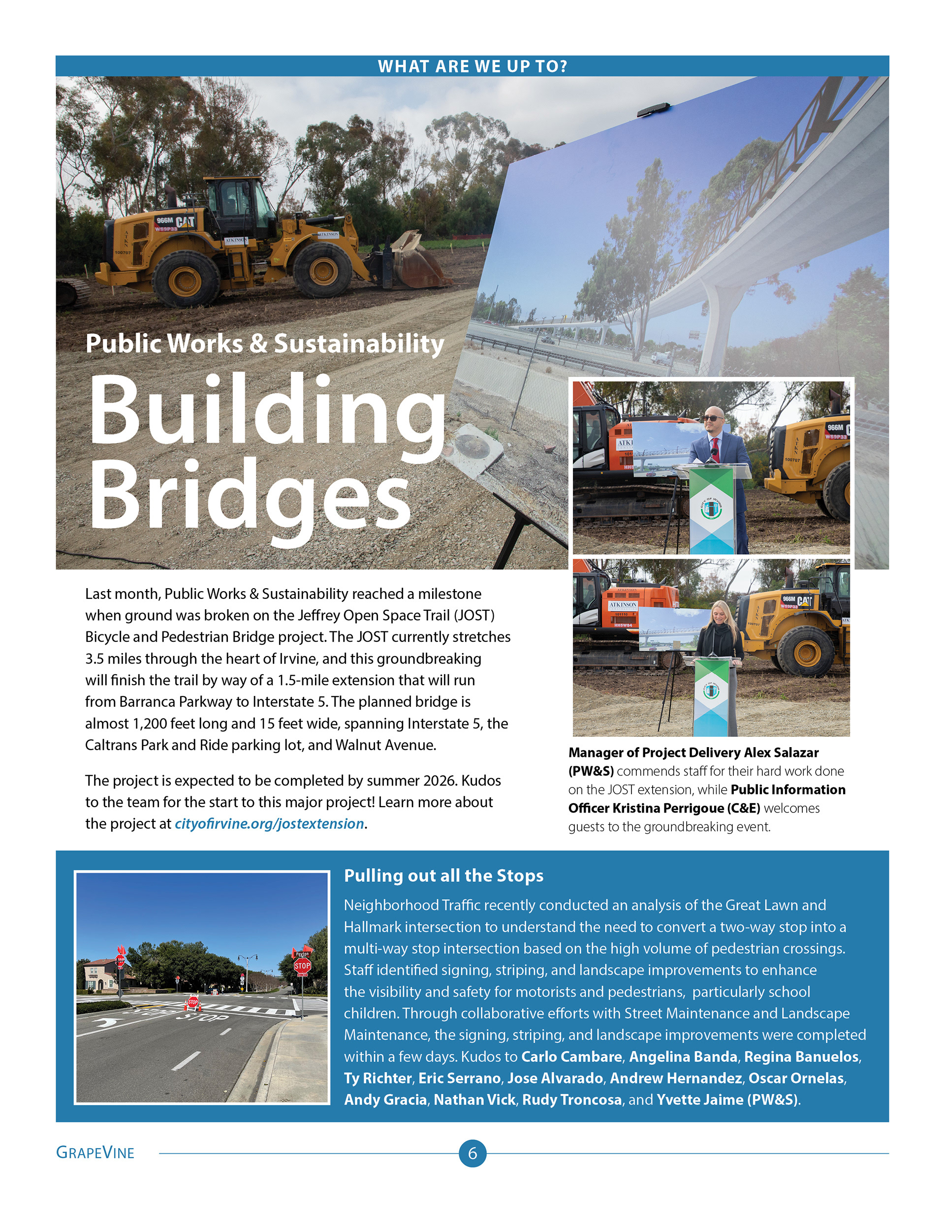 City of Irvine Monthly Employee Magazine