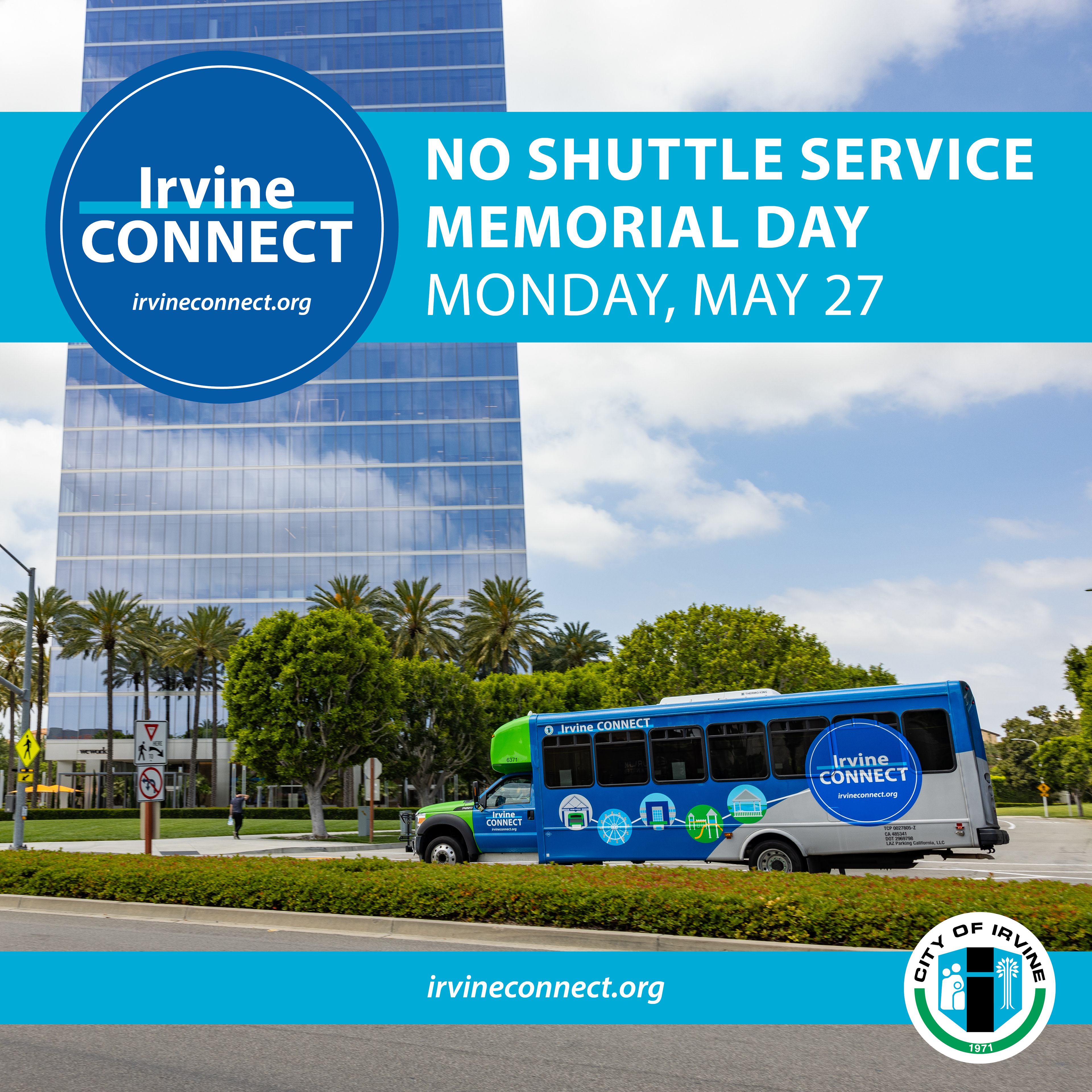 Irvine CONNECT Social Media Graphic