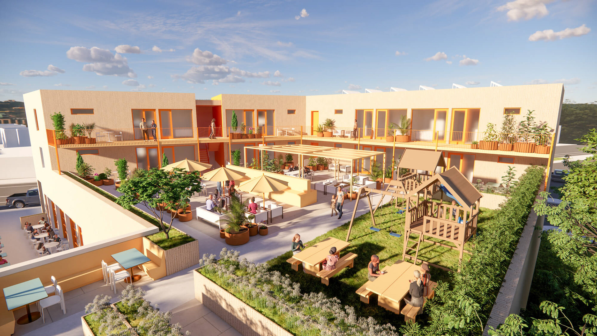 Rooftop Resident Plaza