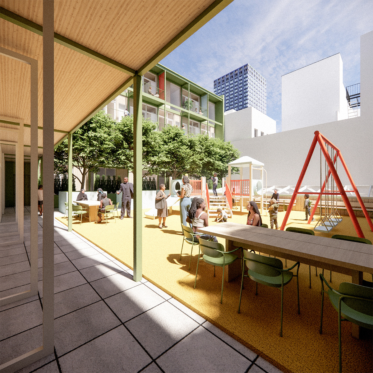 Housing community area