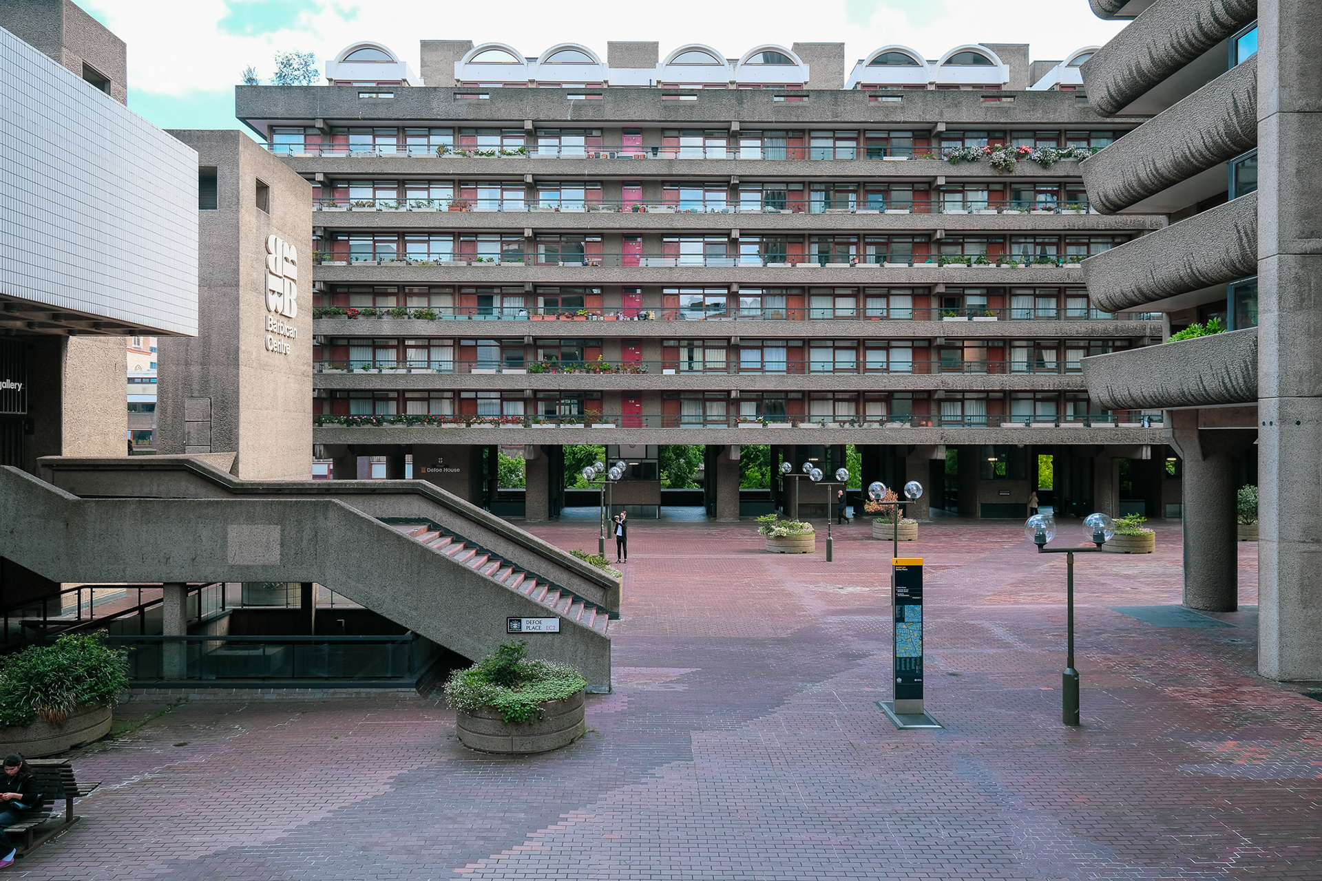 Barbican Estate. London, UK - 2024