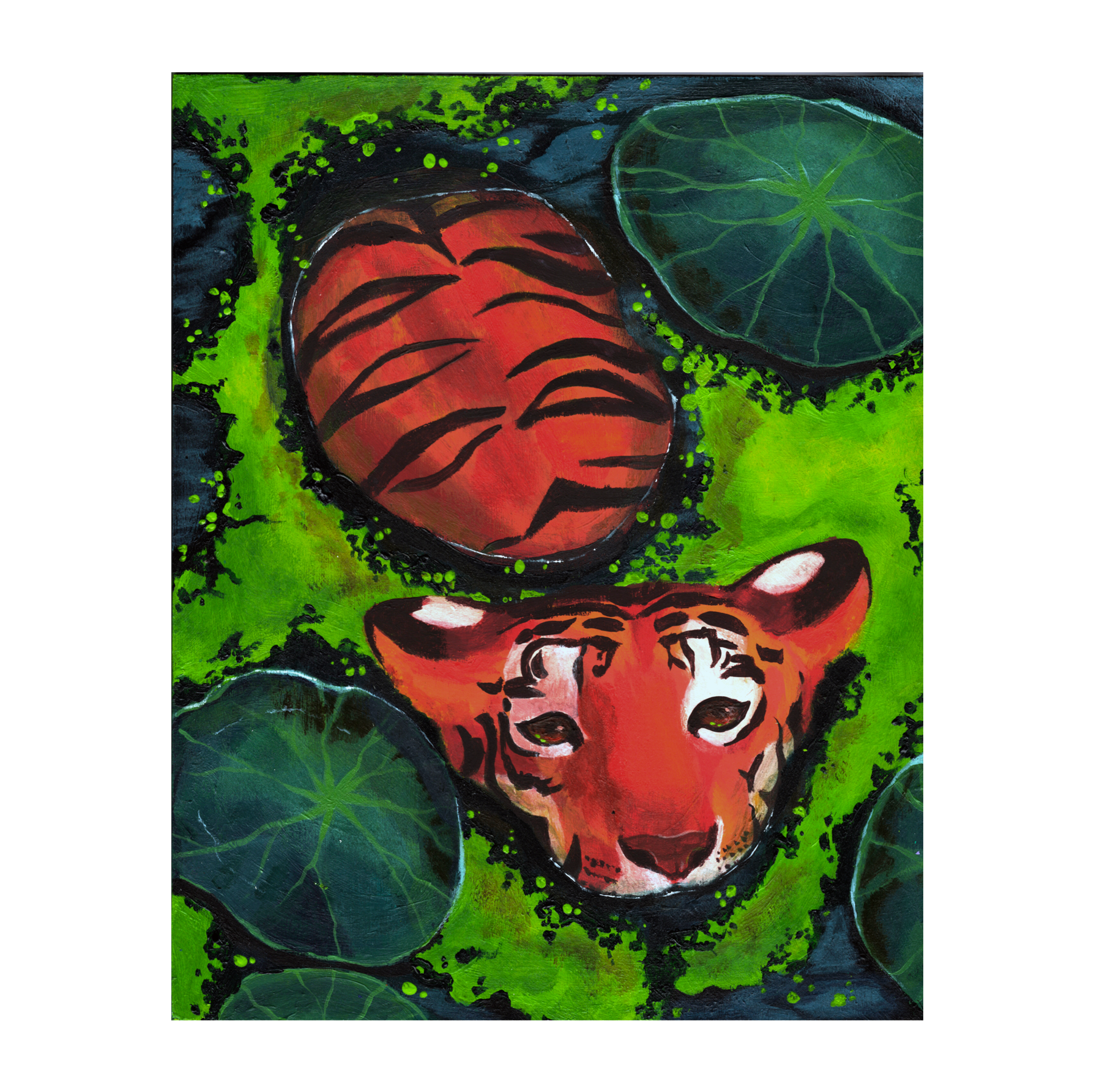 "Swimming tiger" 2022