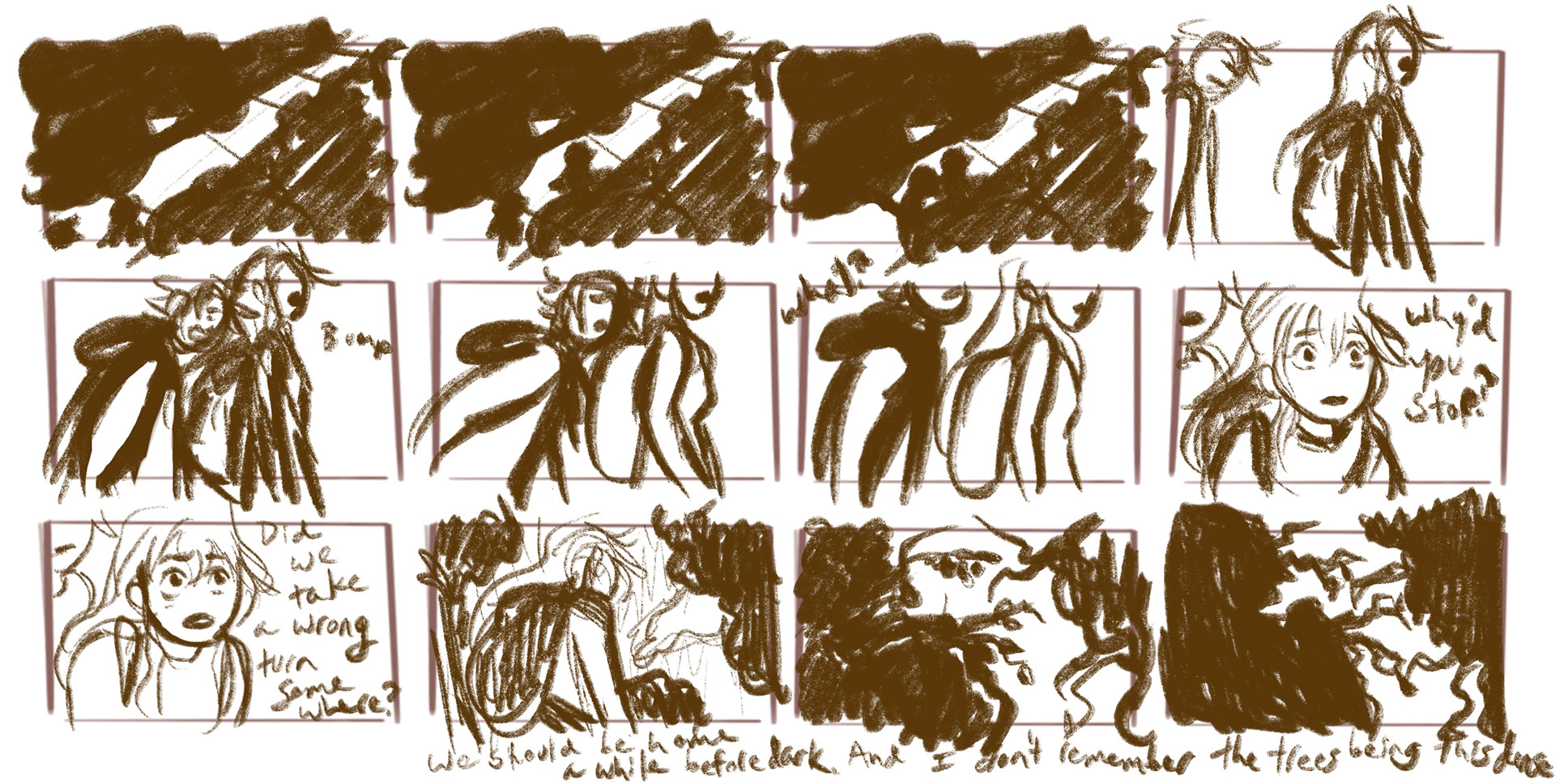 Thumbnails/roughs