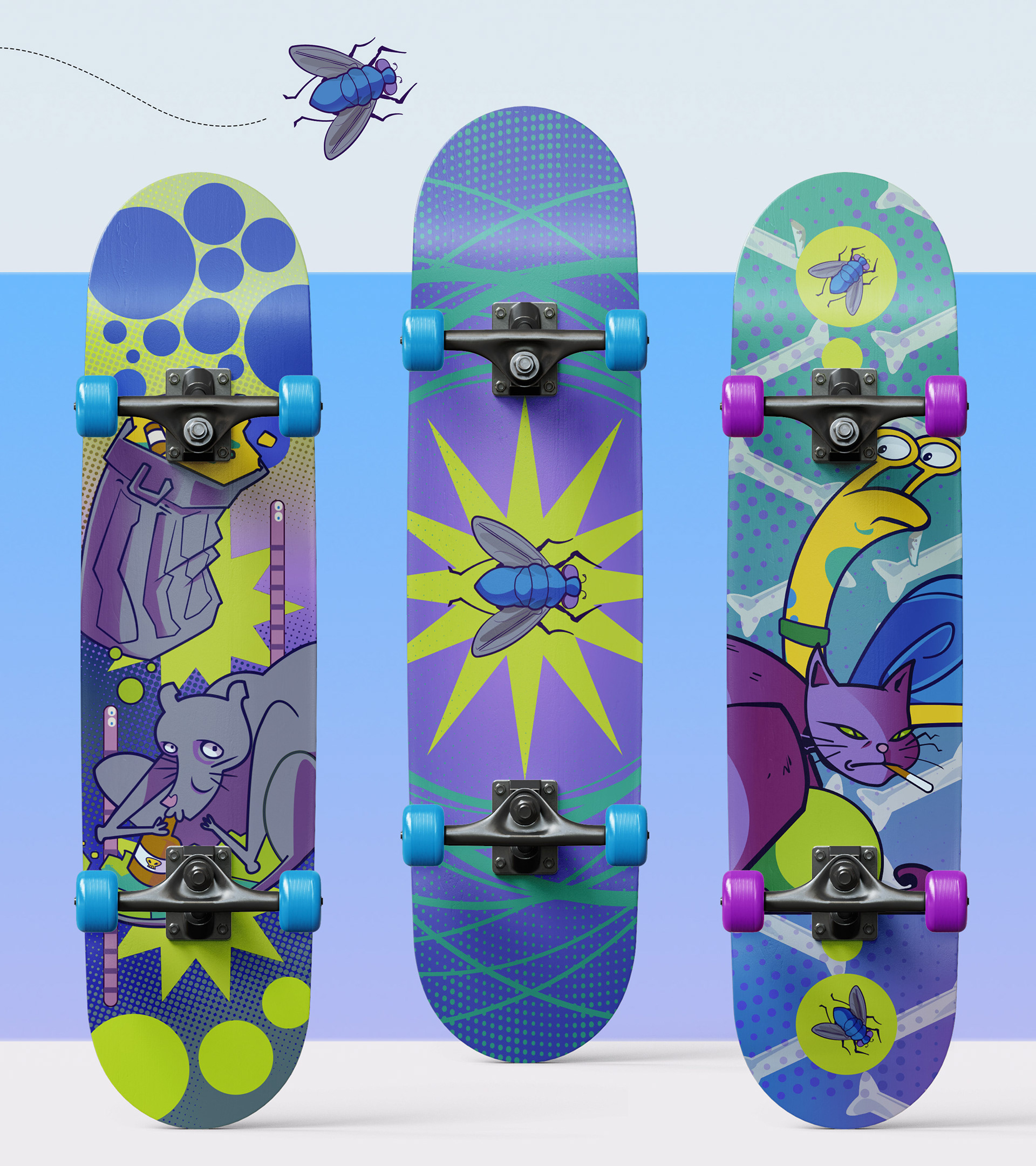 "Trash Pack Skate Deck" ; 2025