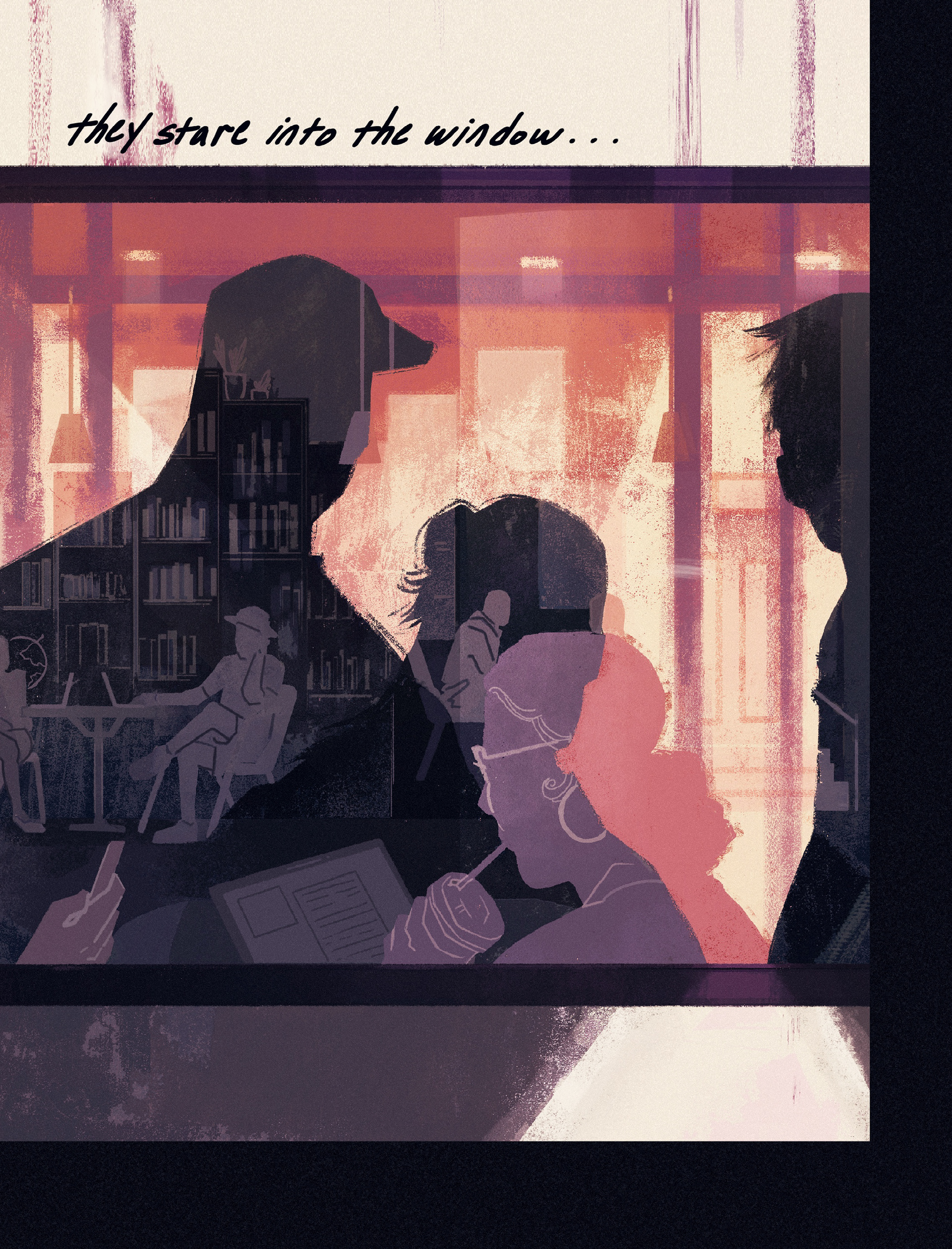 "they stare into the window..." ; 2025