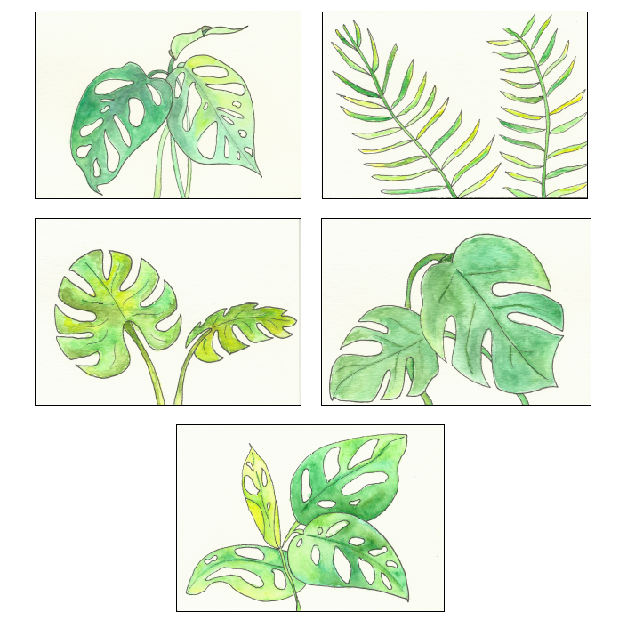 Watercolor Cards 2018 SOLD