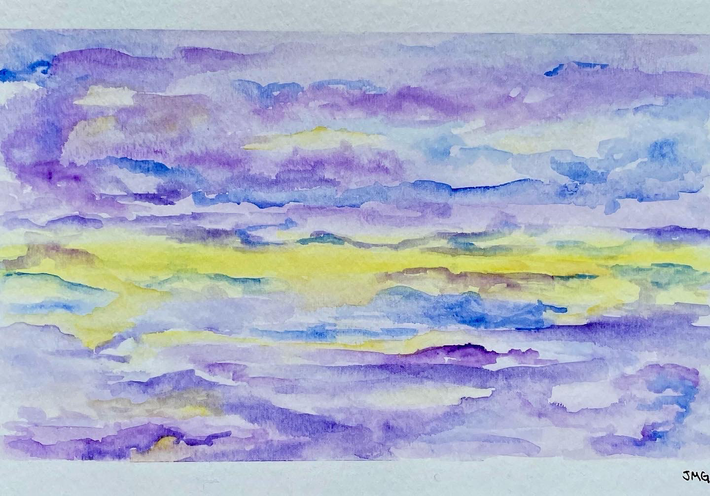 Watercolor Installation BSU Current- Bridgewater, MA