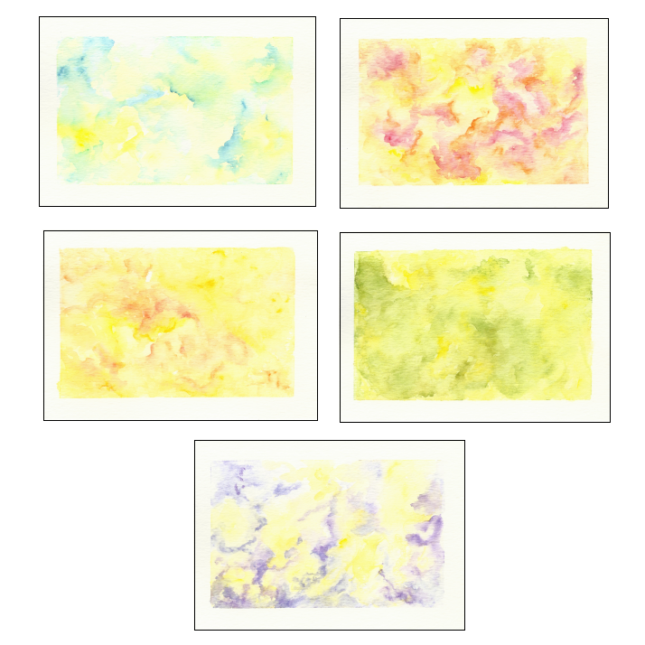 Watercolor Cards 2018 SOLD