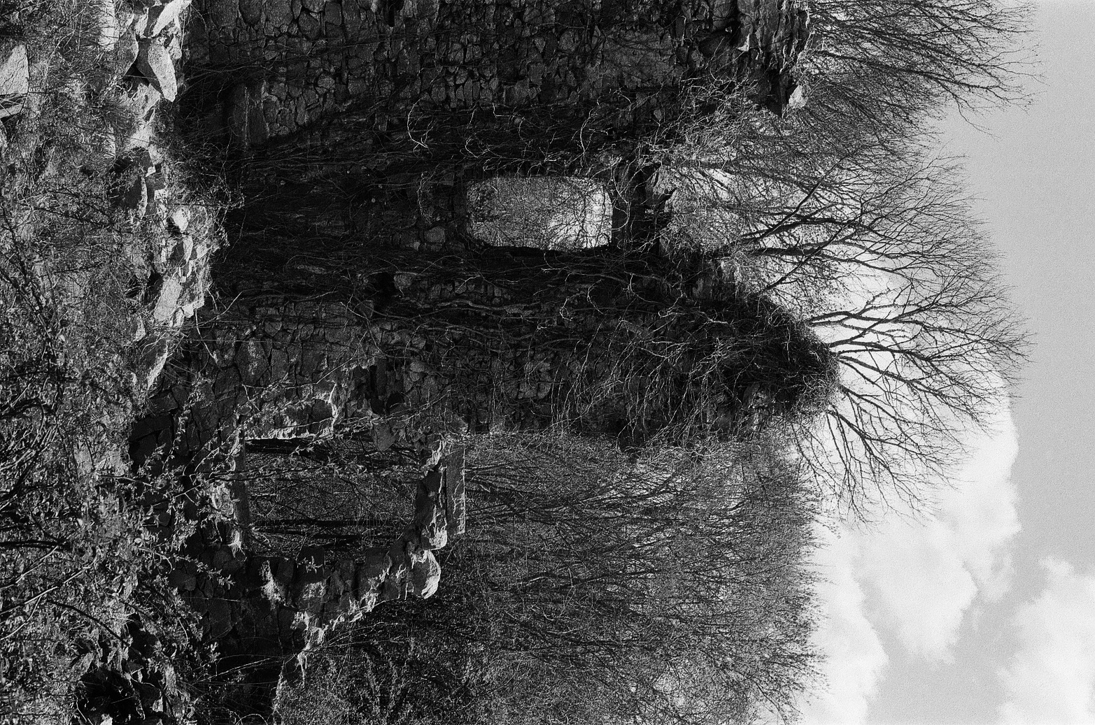 Ruined Series: 35 mm B&W film 2022