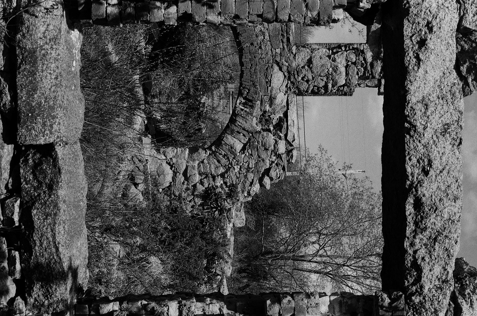 Ruined Series: 35 mm B&W film 2022