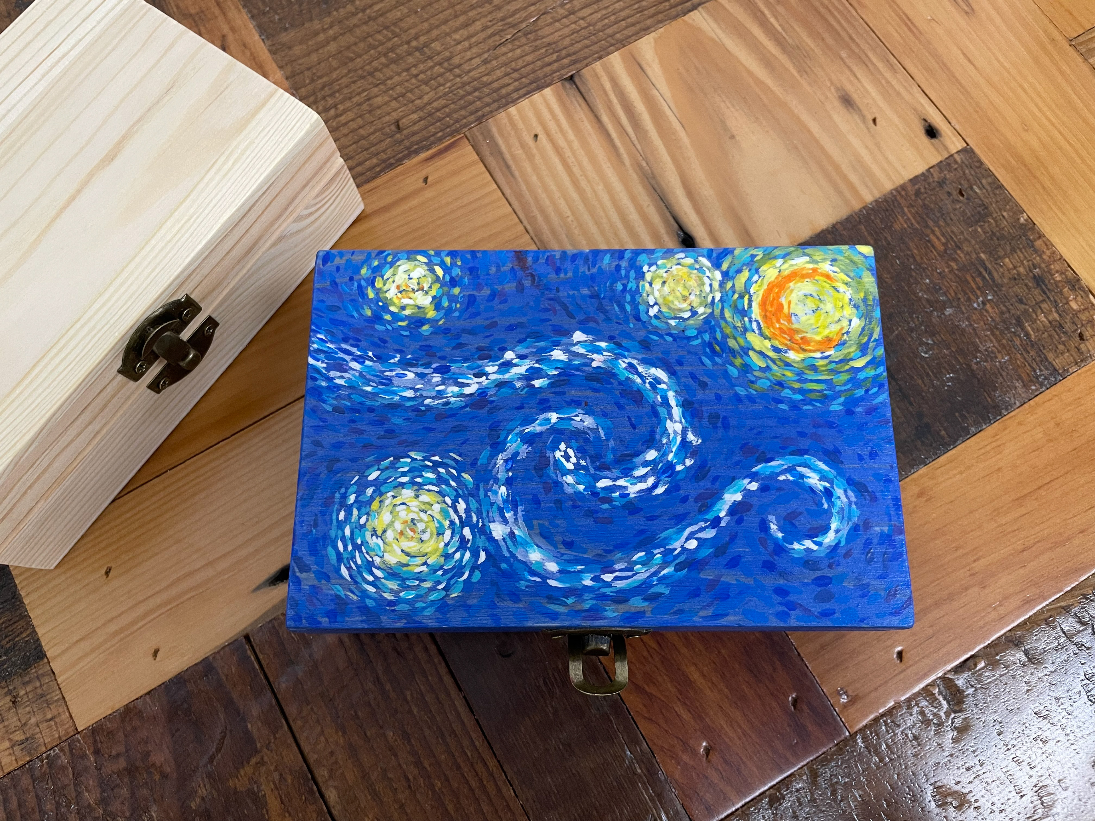 Paint Night- Starry Night Trinket Boxes