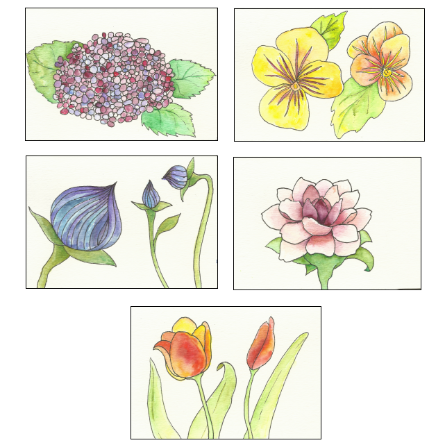 Watercolor Cards 2018 SOLD