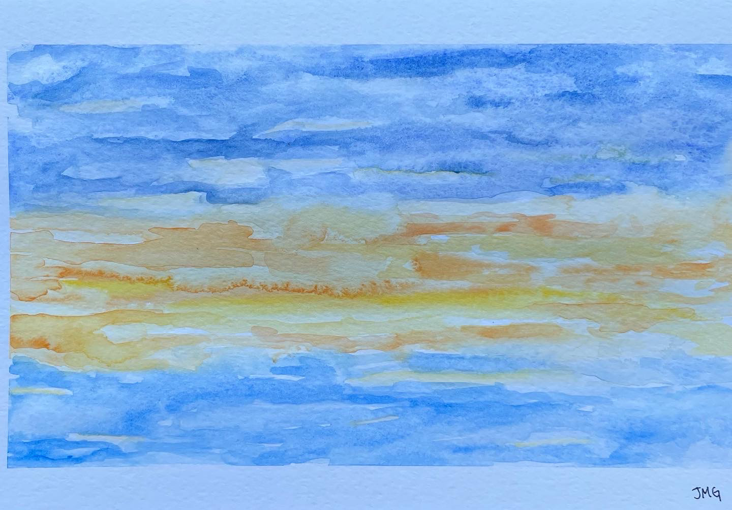 Watercolor Installation BSU Current- Bridgewater, MA