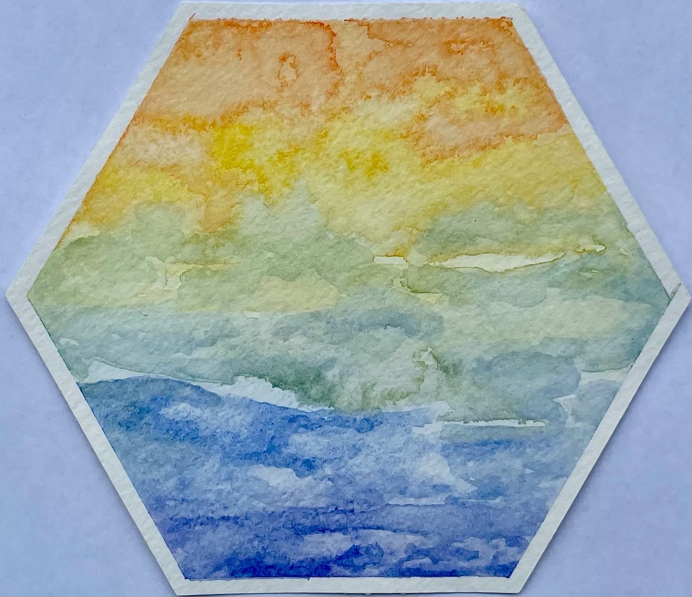 Watercolor Installation BSU Current- Bridgewater, MA