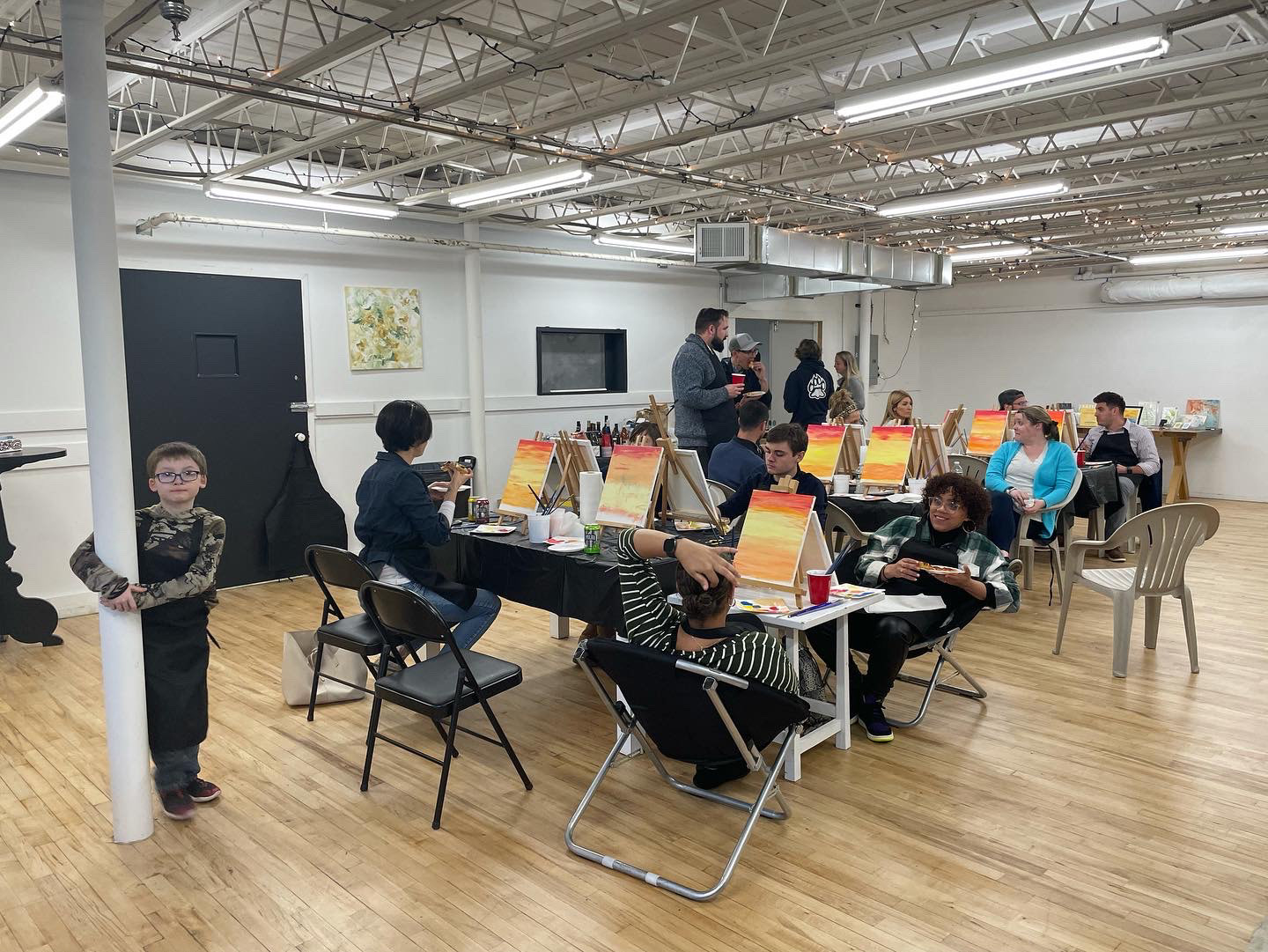 Fusion Academy Staff Paint Night 2022