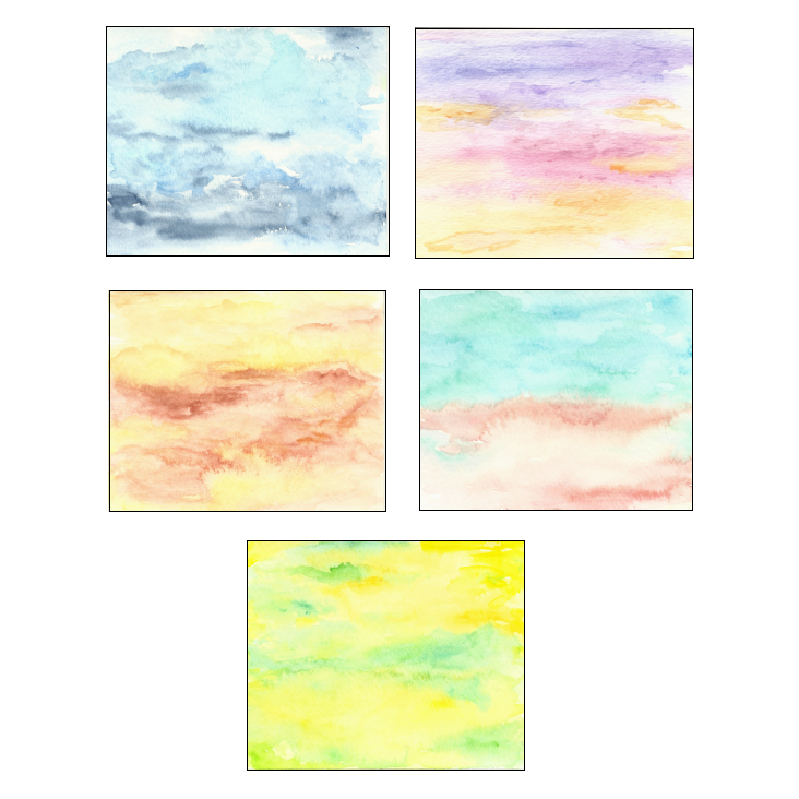 Watercolor Cards 2018 SOLD