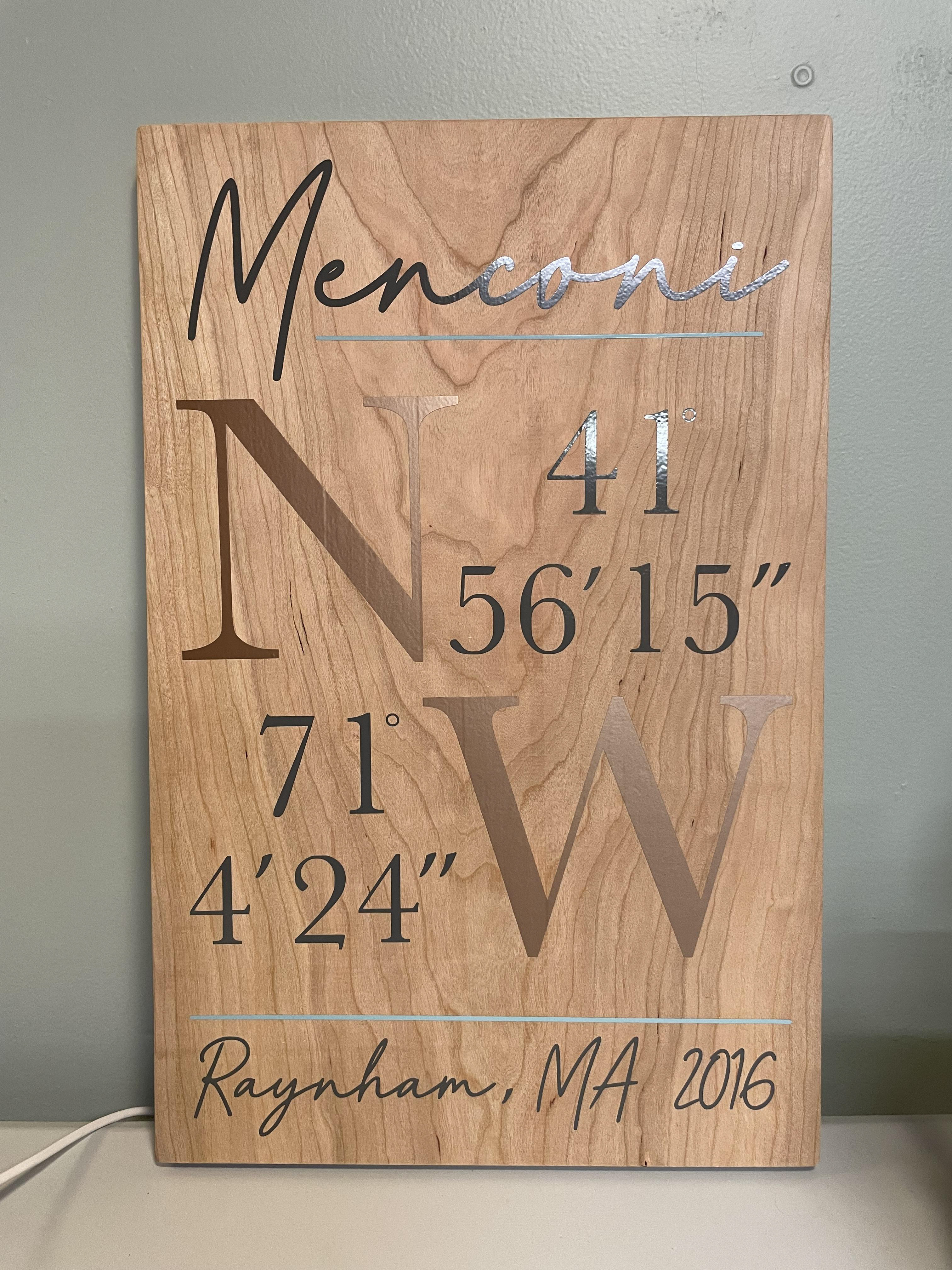 New Home Sign 2021 vinyl on wood