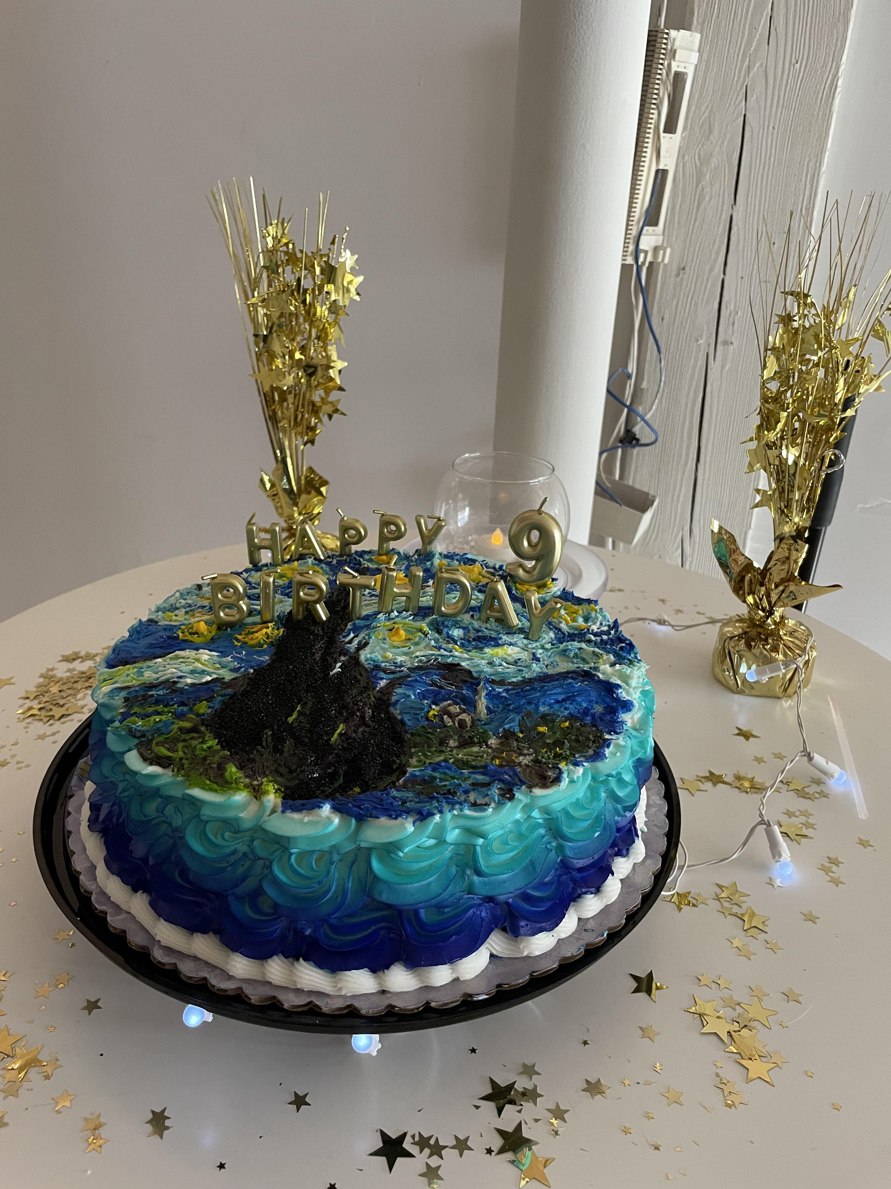 Starry Night 9th Paint Party Birthday 2022