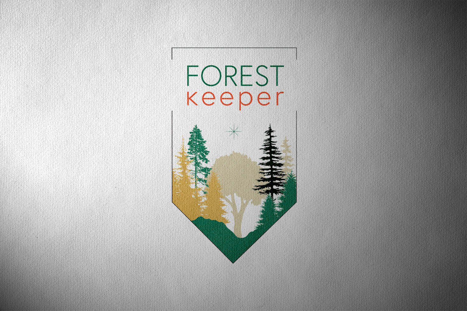 Conception et réalisation du logo de Forest Keeper à Saint-Maurice-en-Trièves